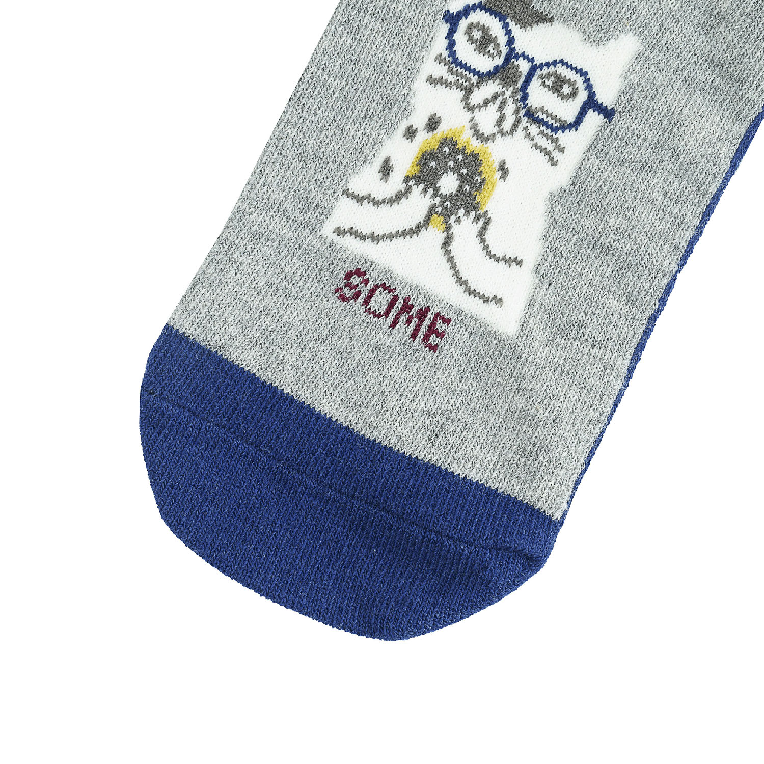 ジャガード靴下 レギュラータイプ ネコまるけ柄 - 画像4