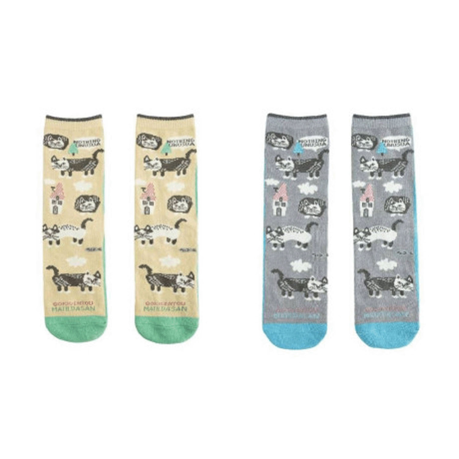 ジャガード靴下 レギュラータイプ マチルダさん柄