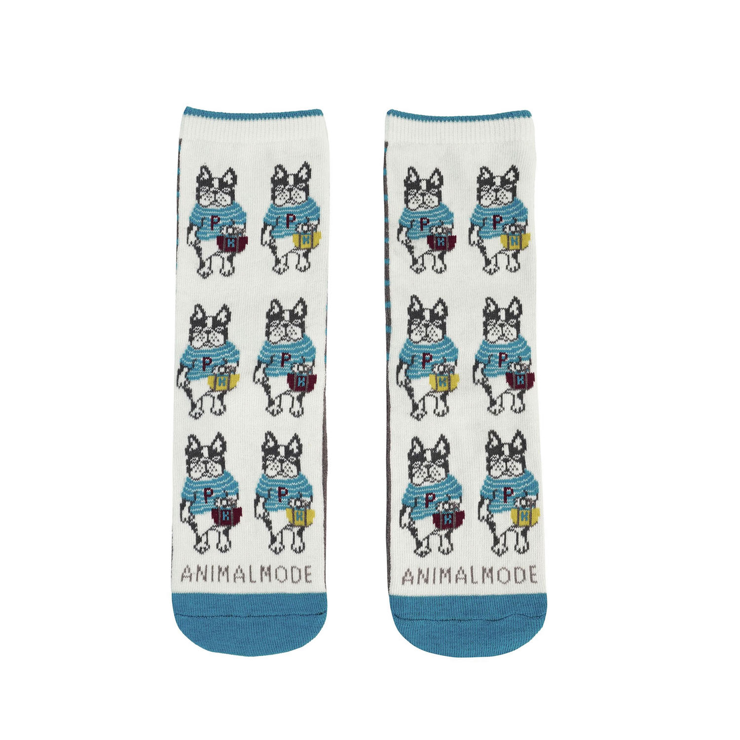 ジャガード靴下 レギュラータイプ パウロ柄