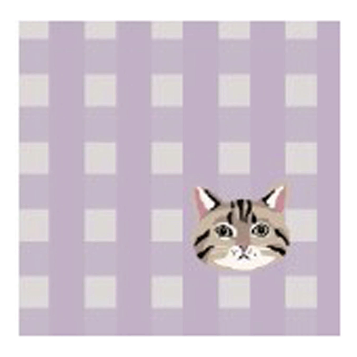 タオルハンカチ ポイントタビー パープル