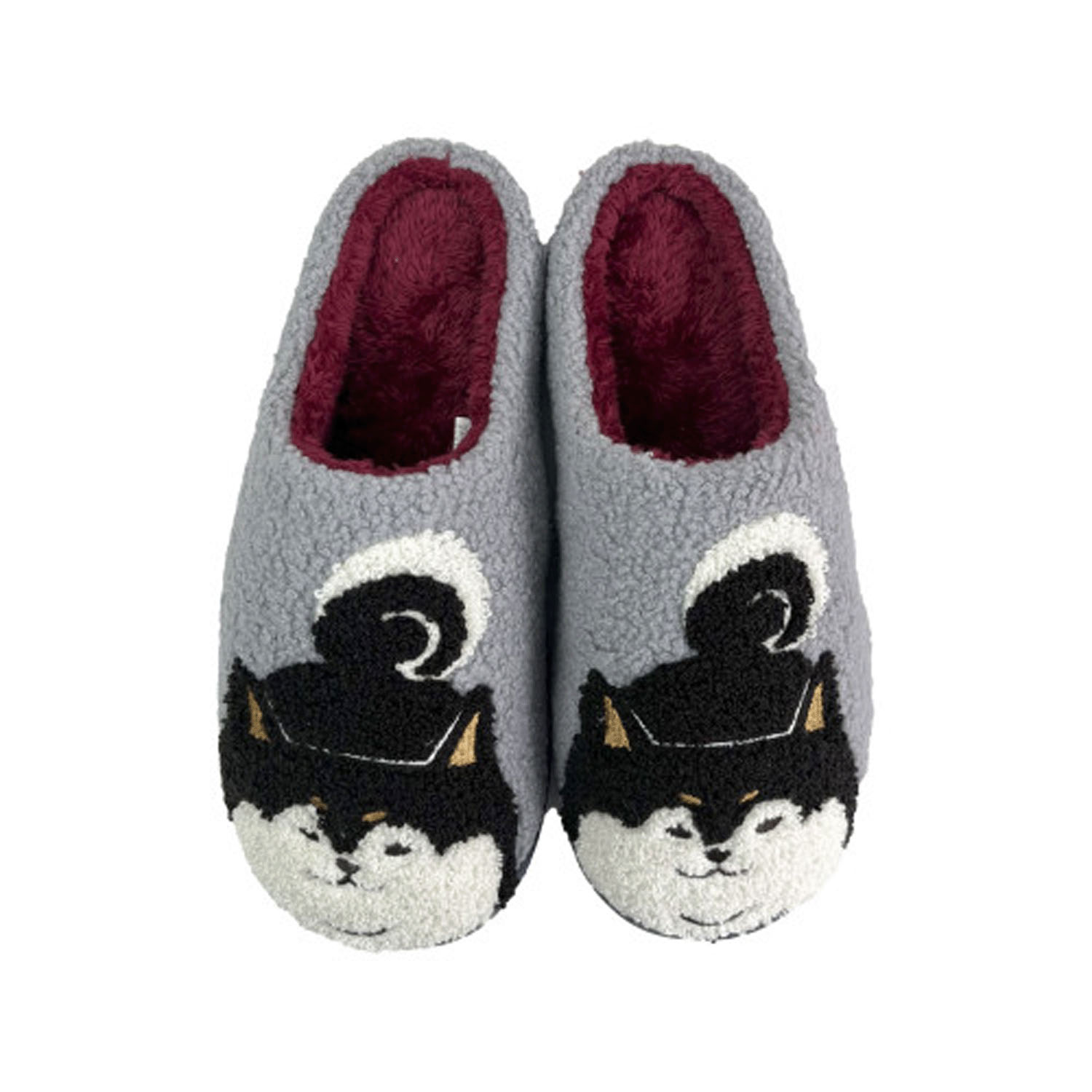 サガラ刺しゅう ルームシューズ 柴尻君