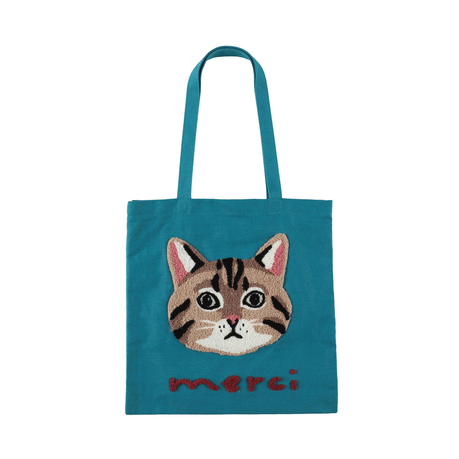 ouaf ouaf ＆ miaou marche マチなしトートバッグ ティーグルキャット