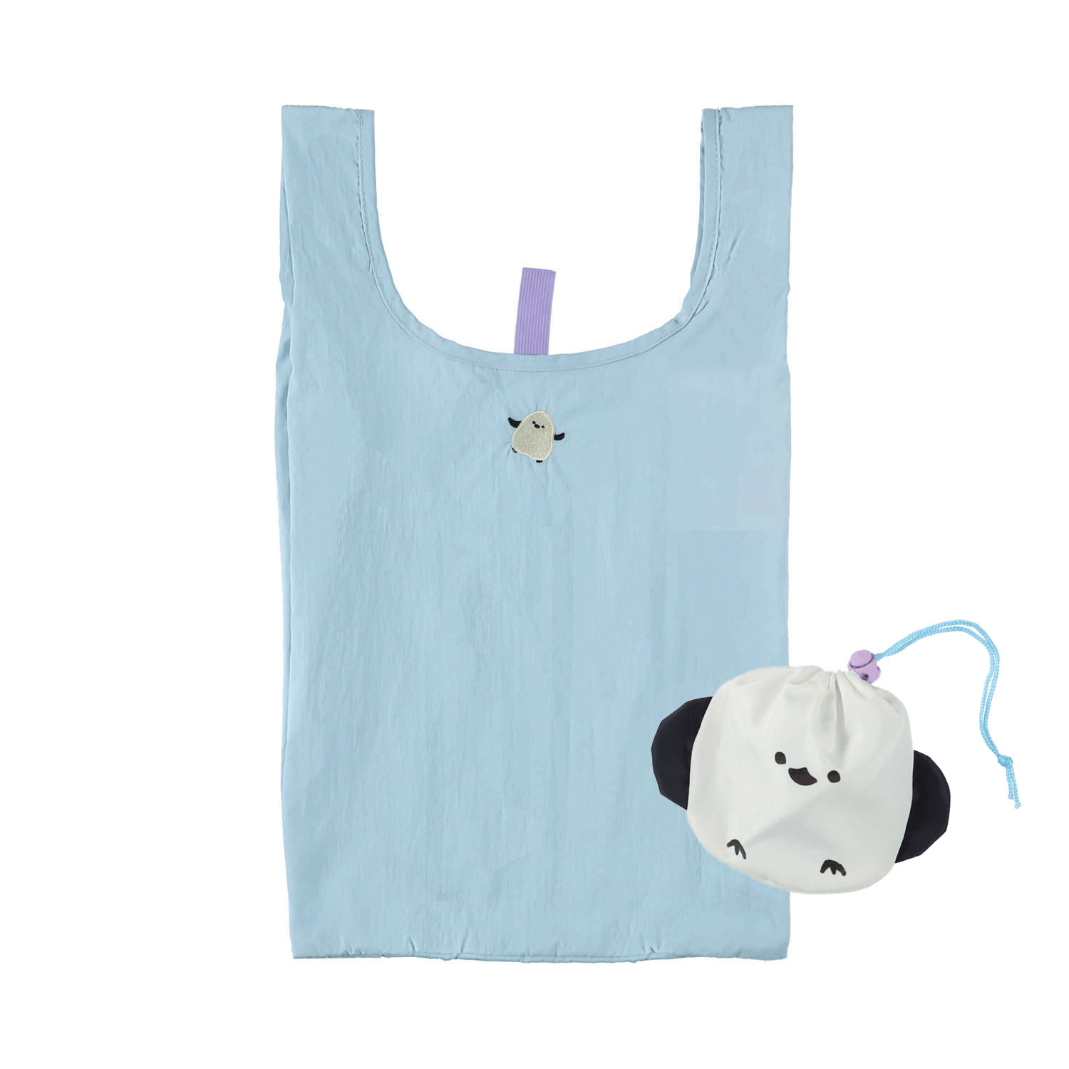 巾着付エコバッグ シマエナガファン