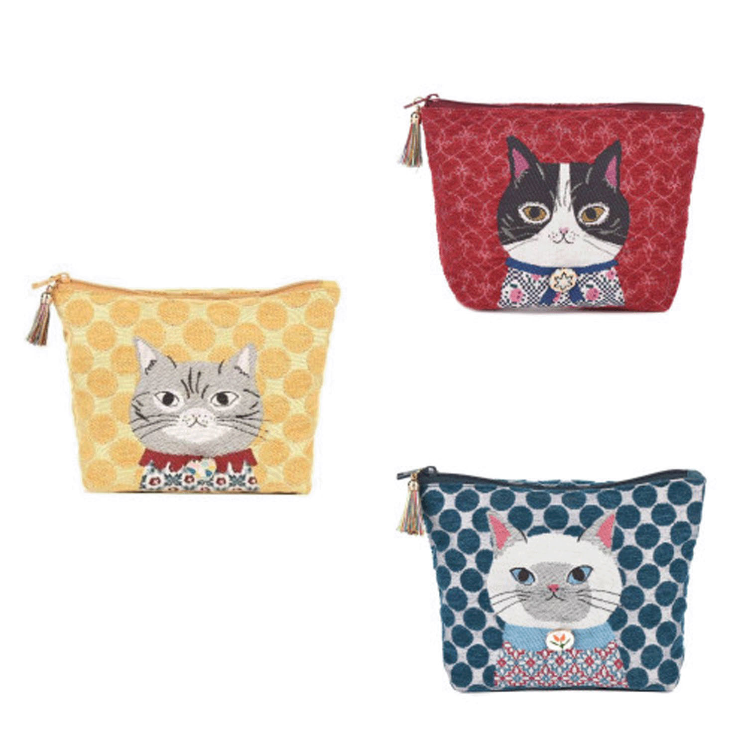 パーラーすずらん堂 シェニールジャガード  ポーチ - 画像1