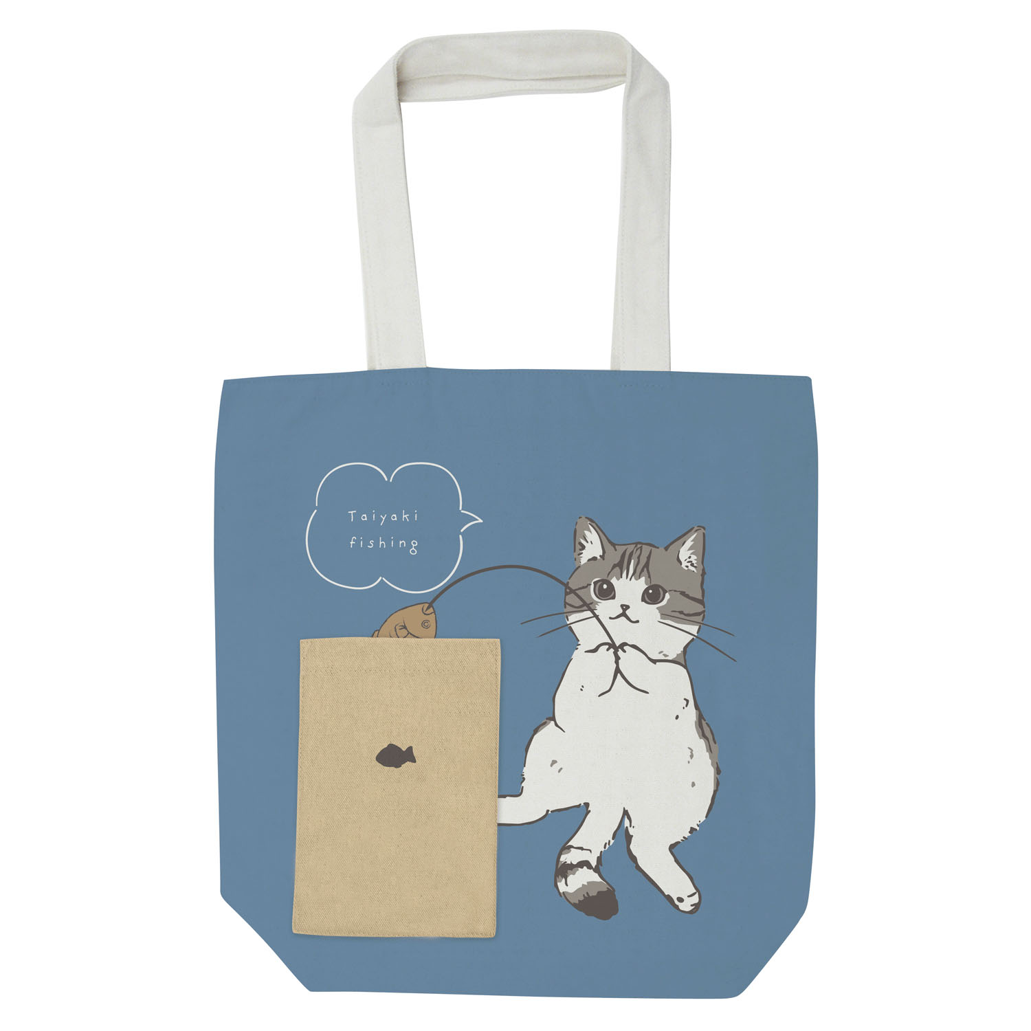 前ポケットトートバッグ よもぎ