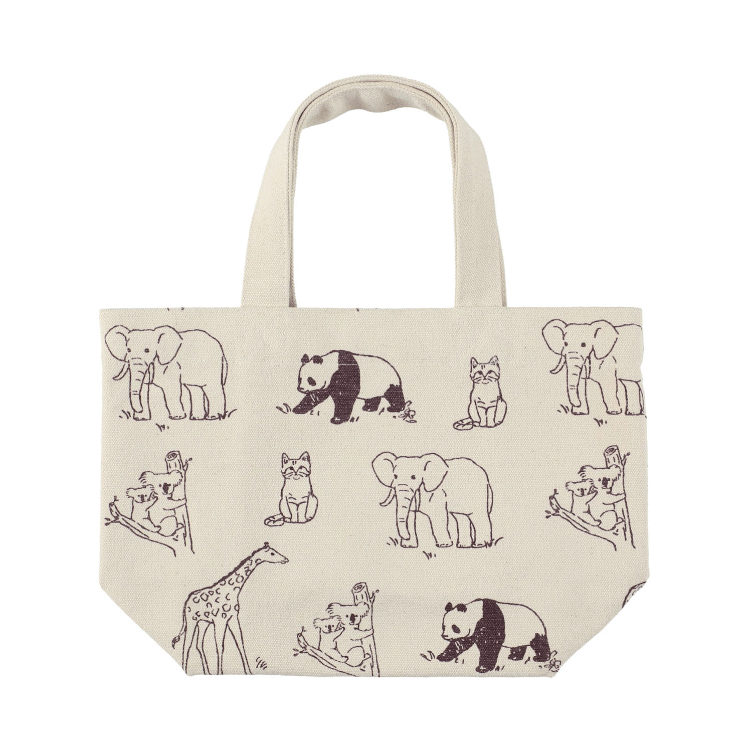 ミニトート ランドアニマル ナチュラル