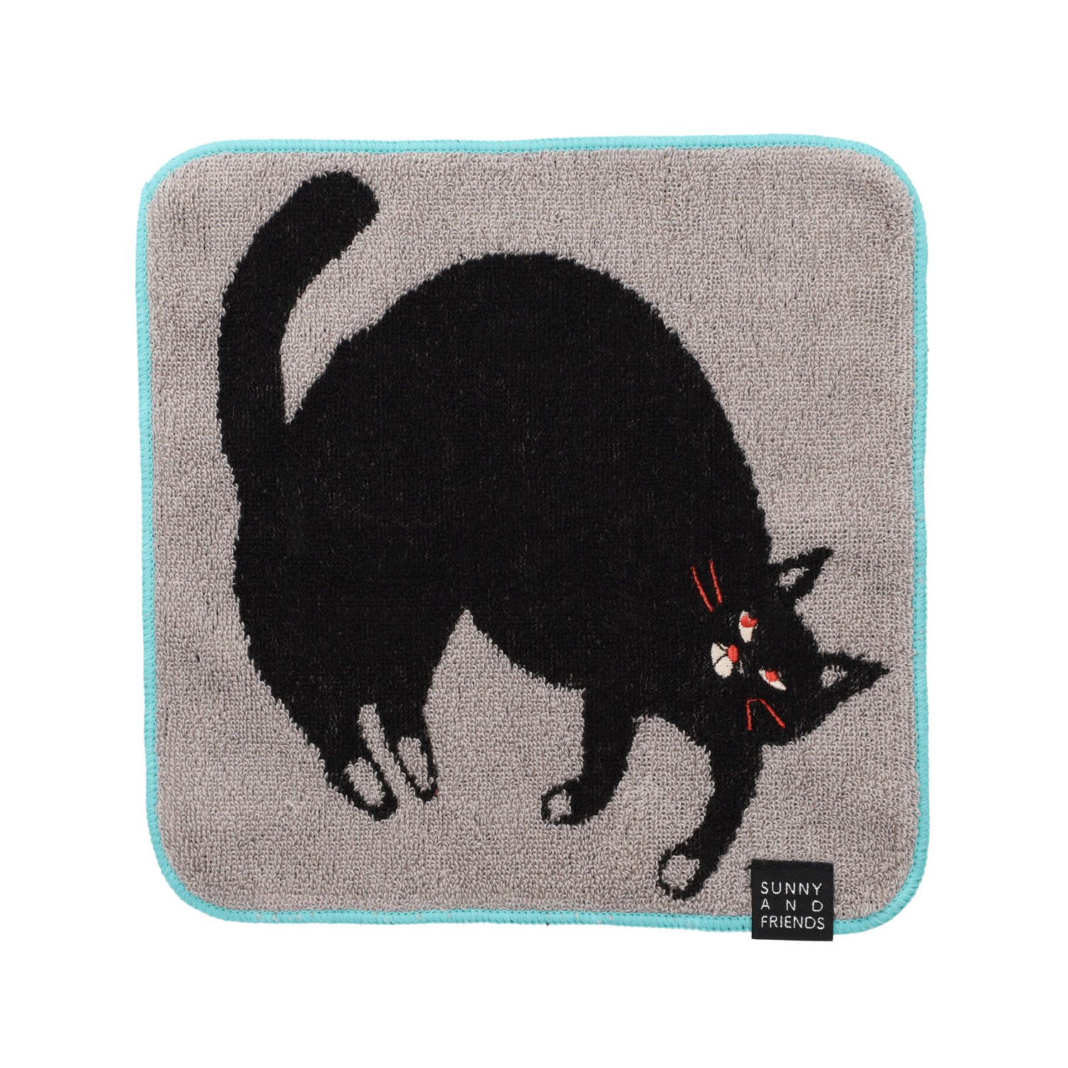 タオルハンカチ ラウンドミュー ライトグレイ