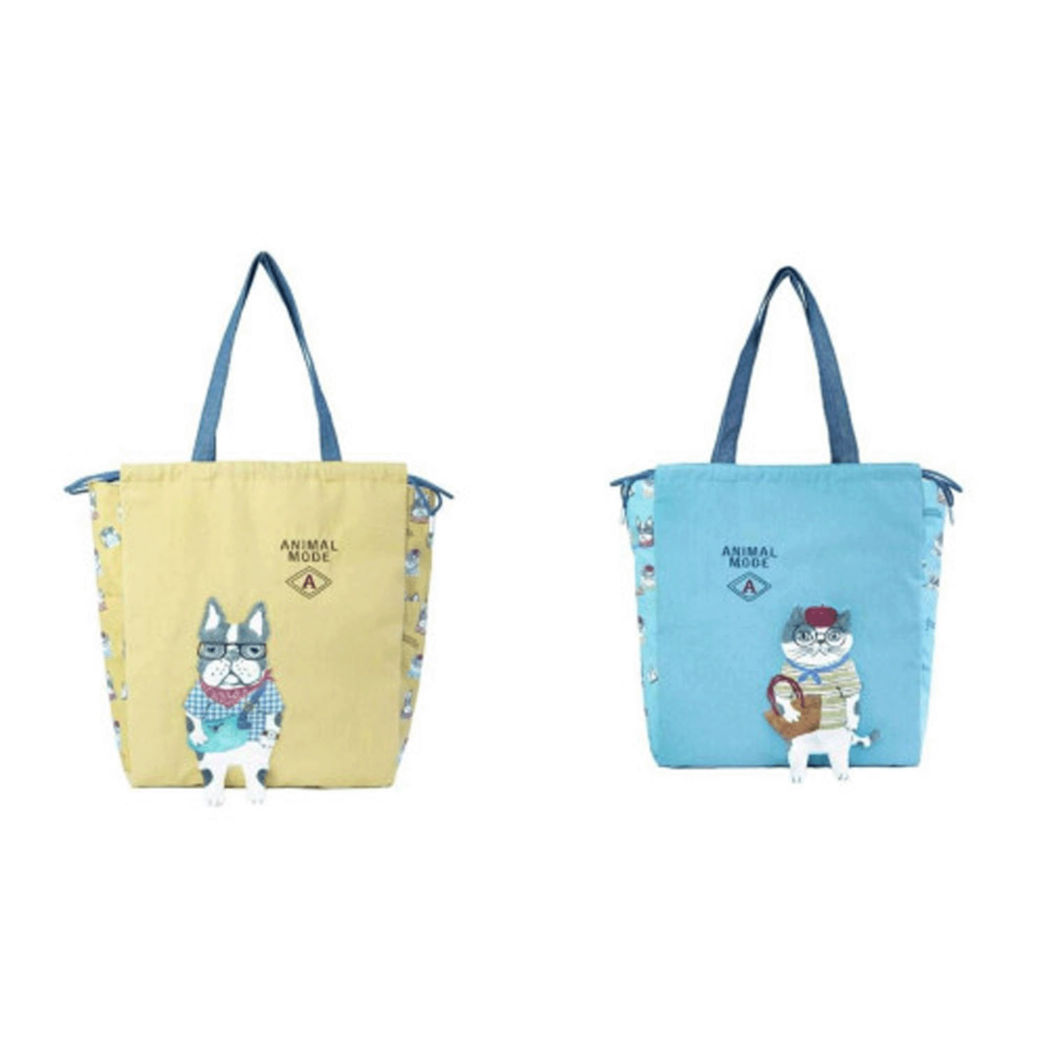 巾着トートバッグ アニマルモード