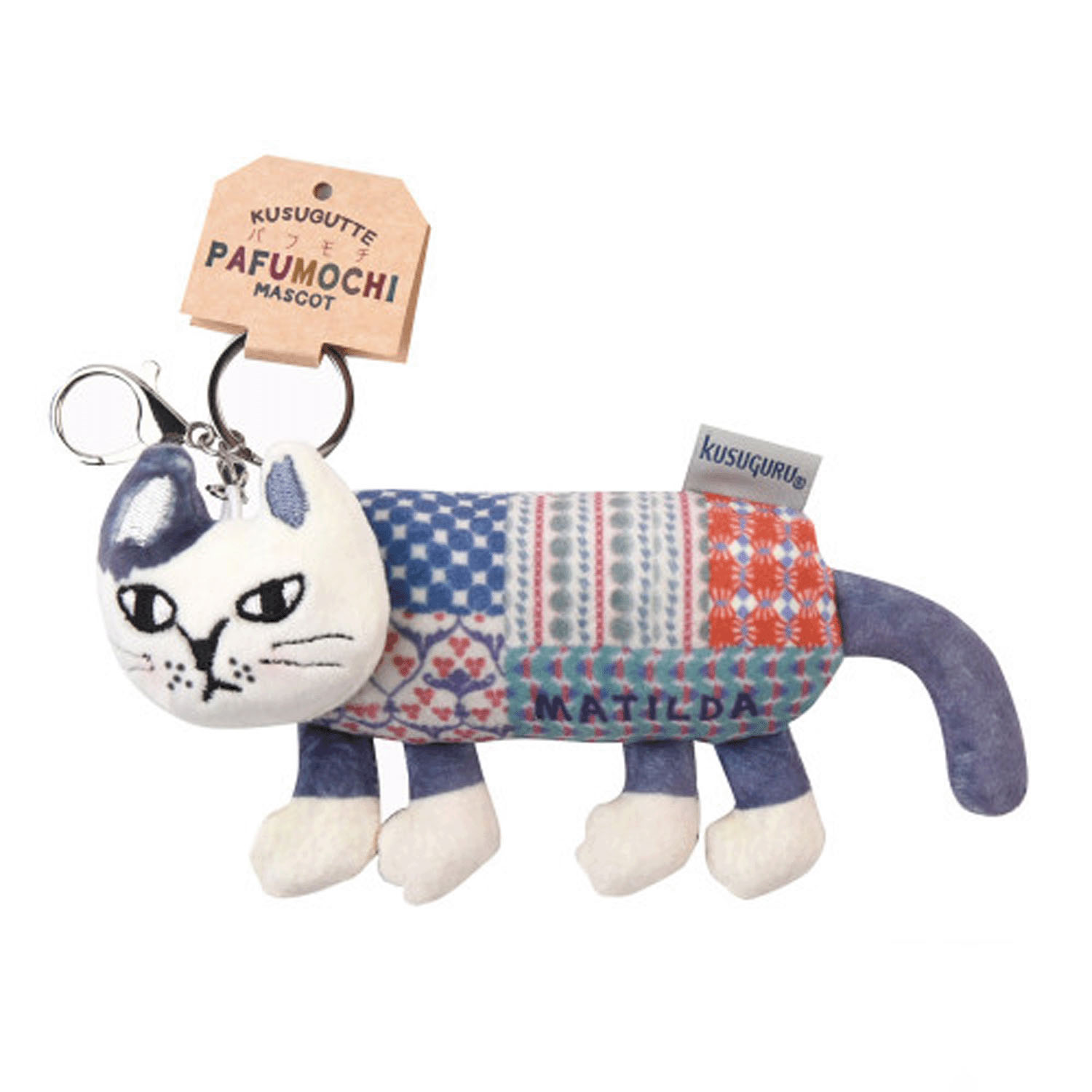 パフモチ マスコットキーホルダー マチルダさん ブルー