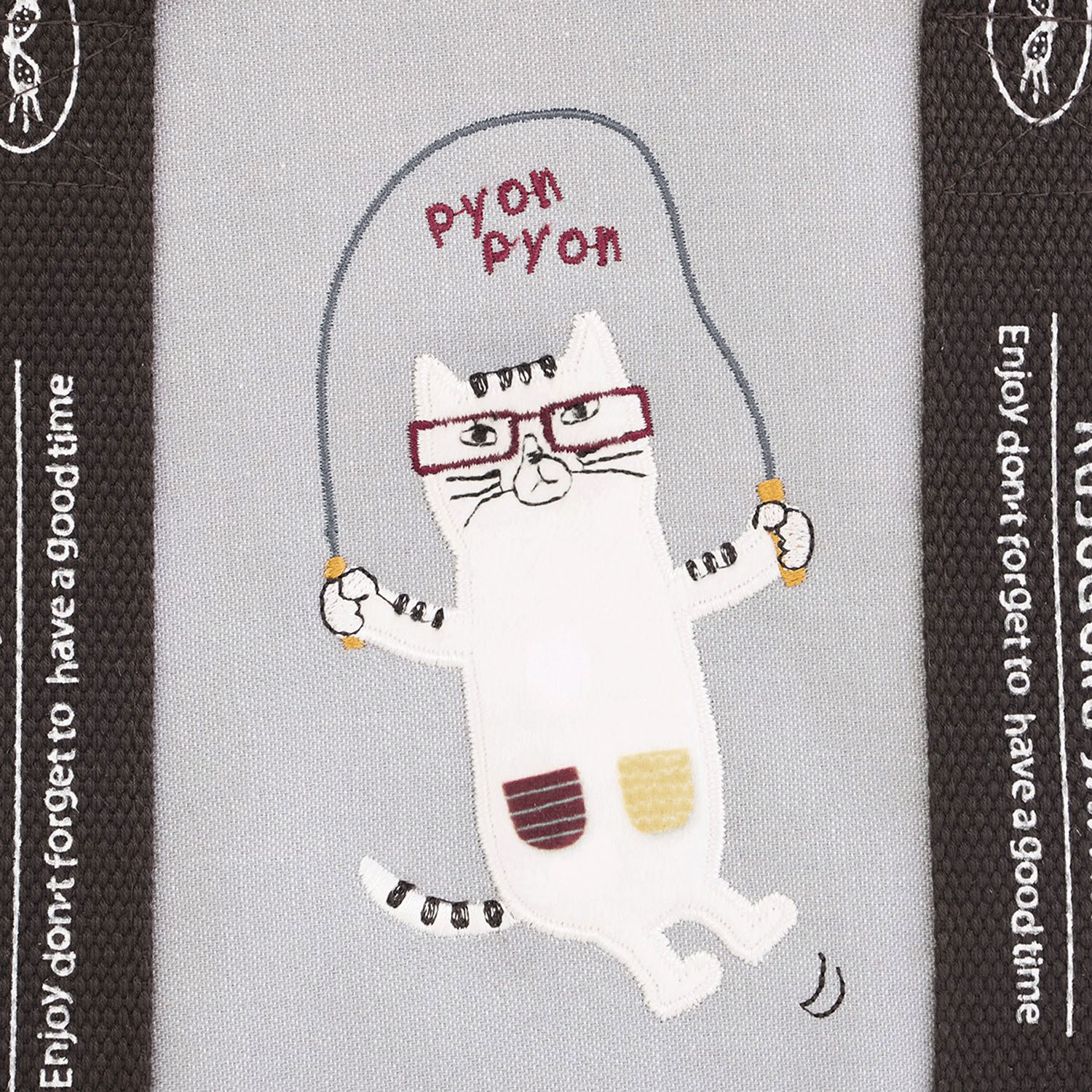 蓋付き仕切りトートS ネコまるけ - 画像4