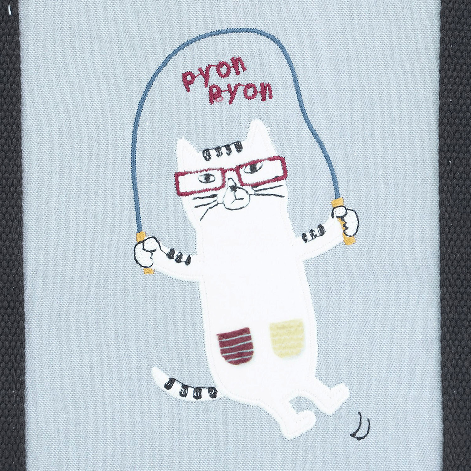 蓋付き仕切りトートM ネコまるけ - 画像5