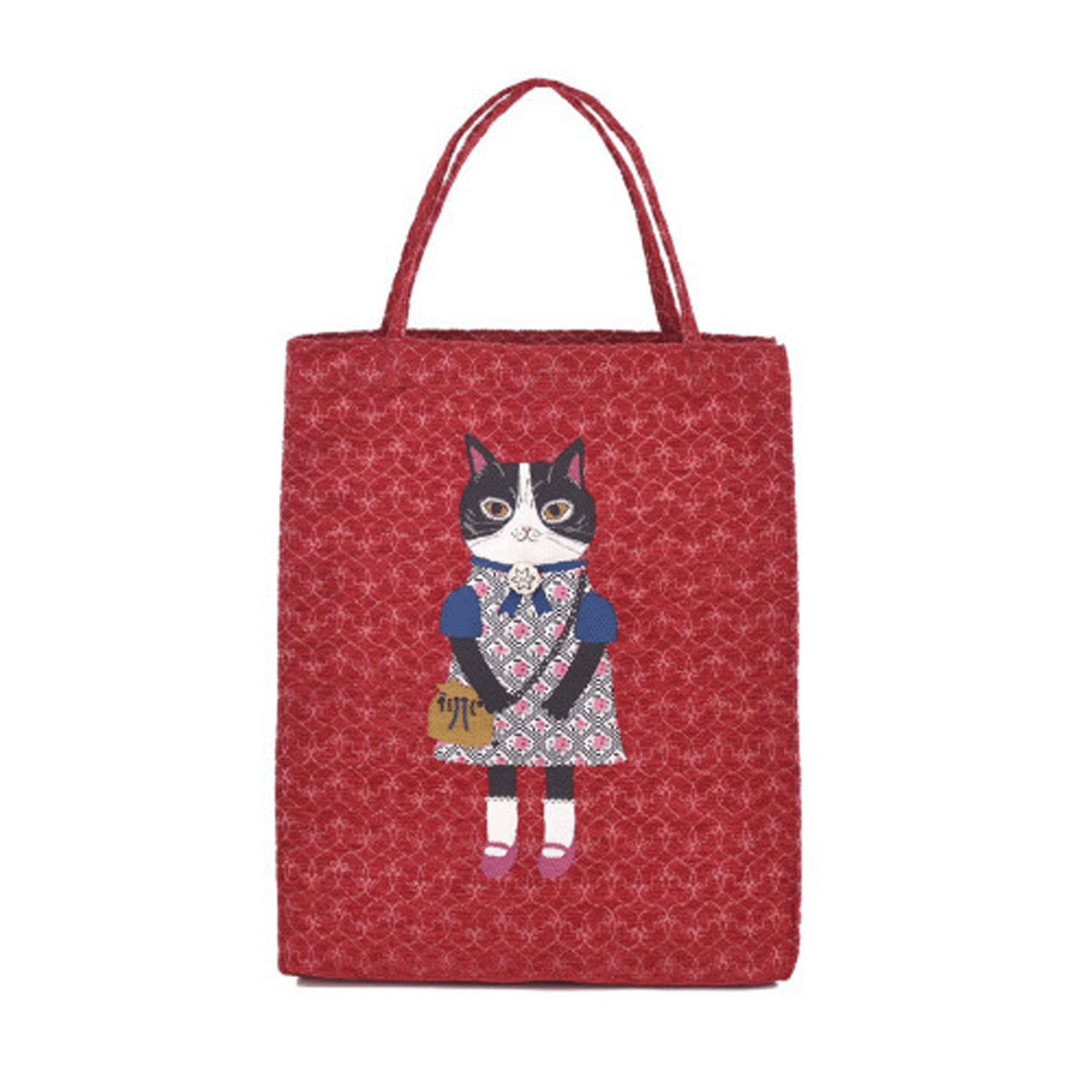 パーラーすずらん堂 シェニールジャガード スクエアバッグ - 画像2