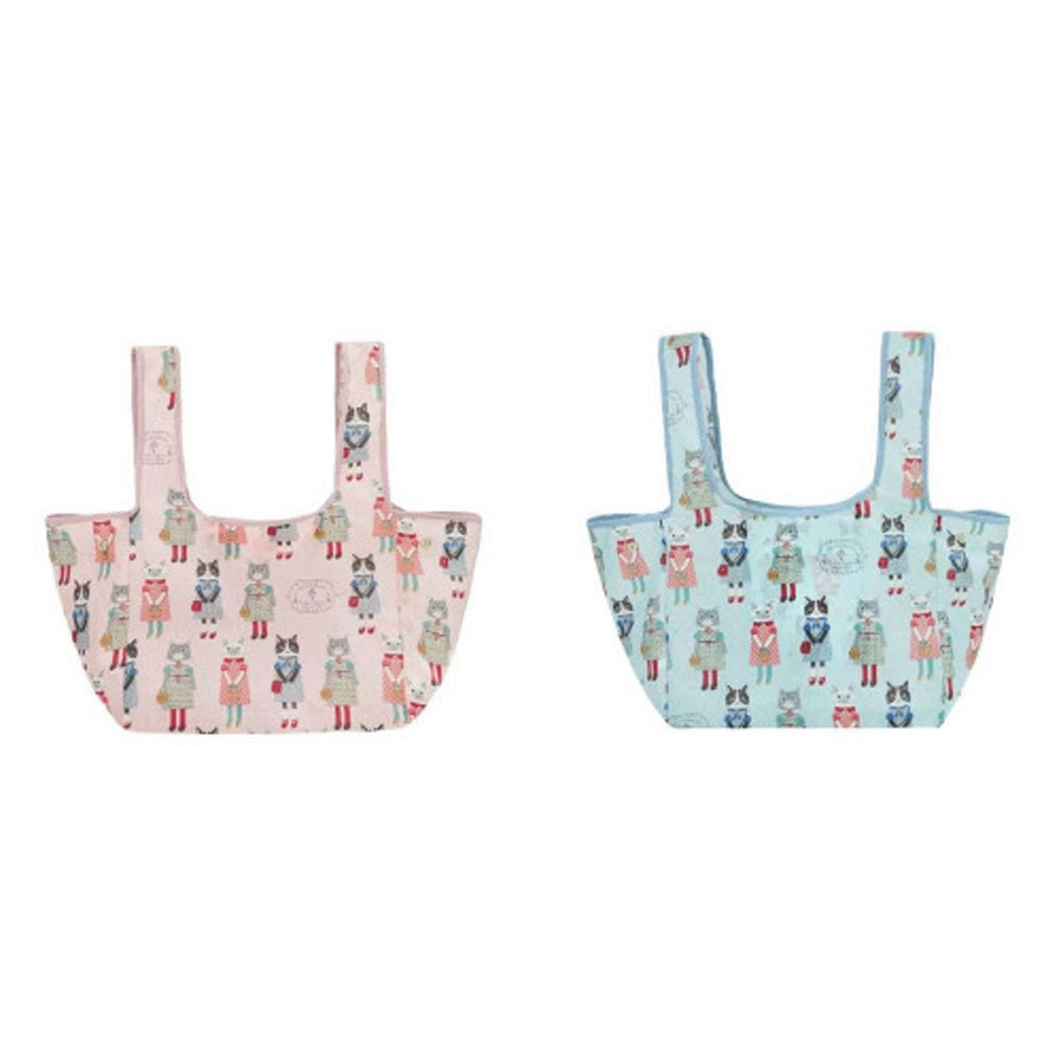 コンビニエコバッグ  おめかしさん柄