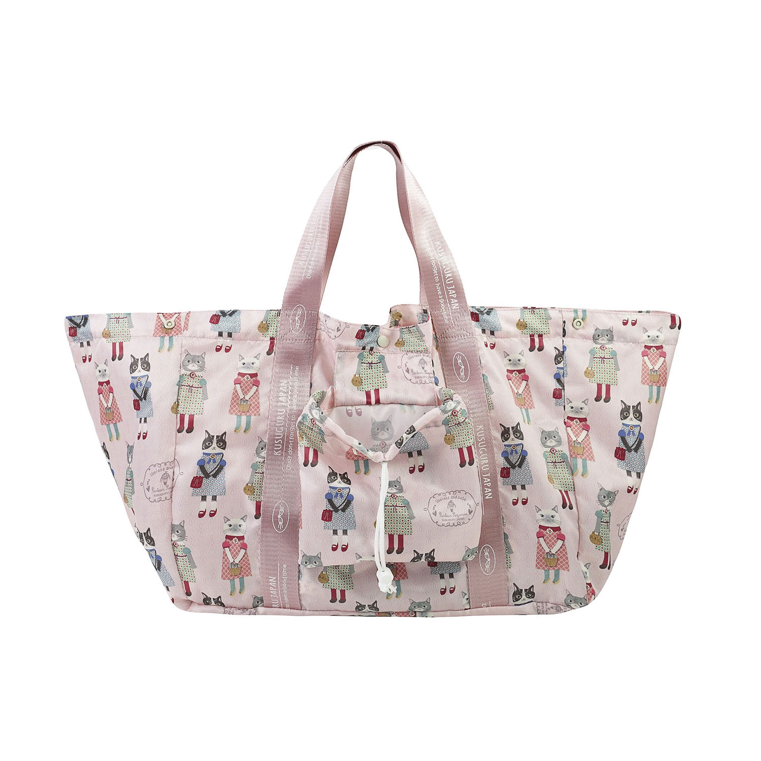 お買い物バッグ おめかしさん柄 - 画像2