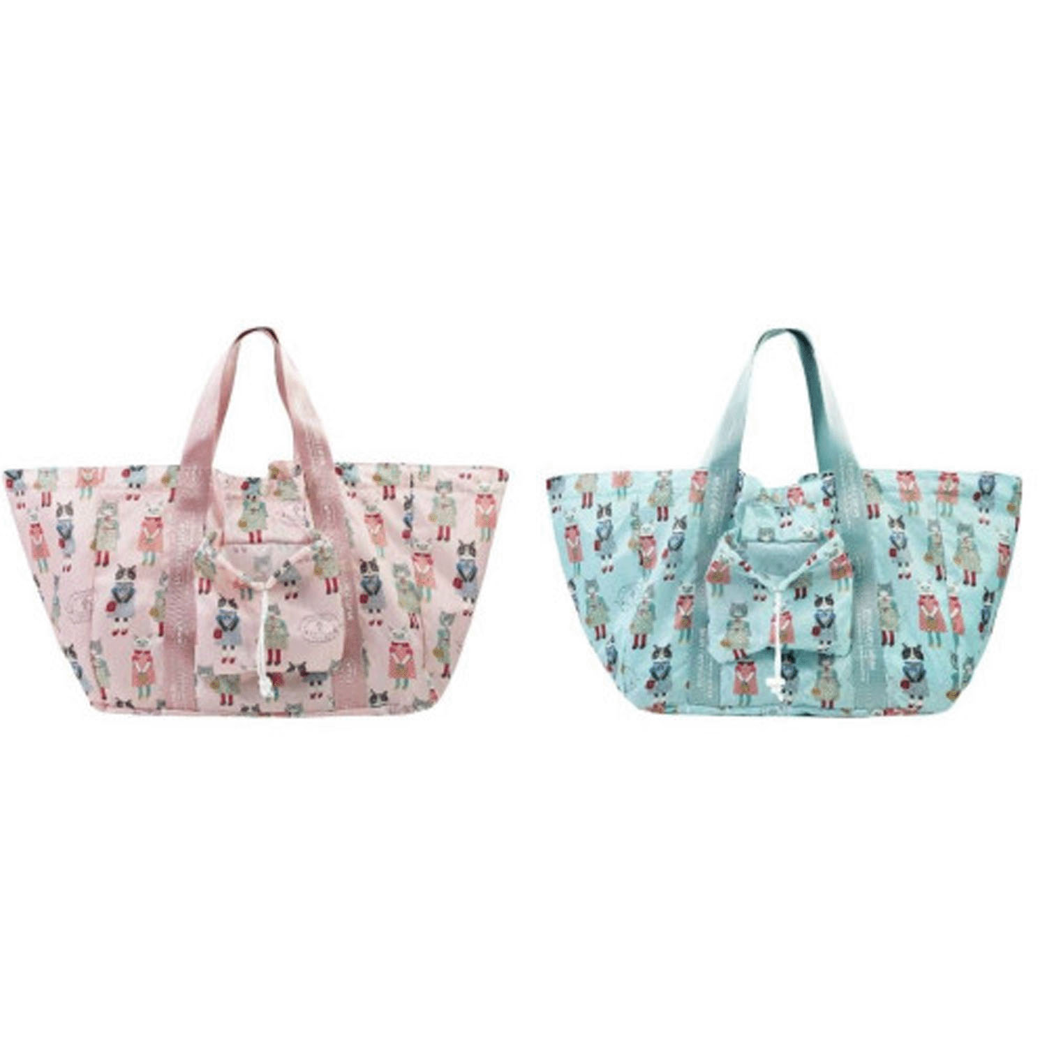 お買い物バッグ おめかしさん柄