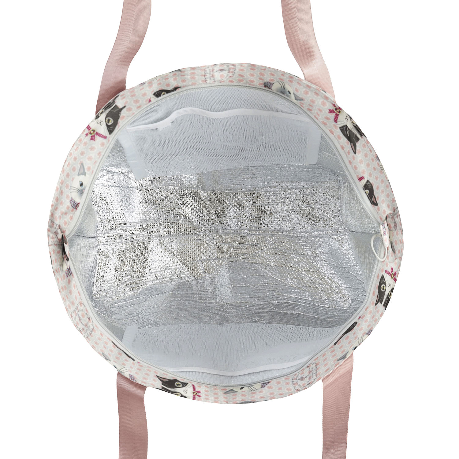 アルミ保冷保温 トートバッグ パーラーランド柄 - 画像4