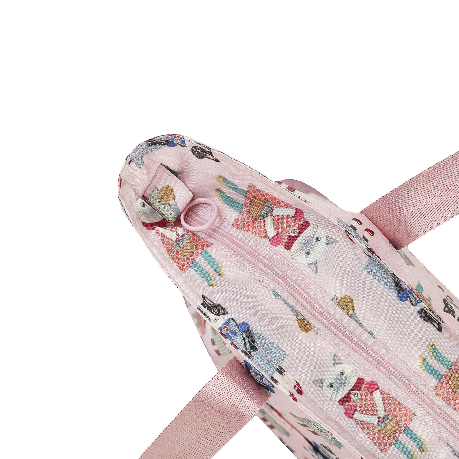 アルミ保冷保温 トートバッグ おめかしさん柄 - 画像5