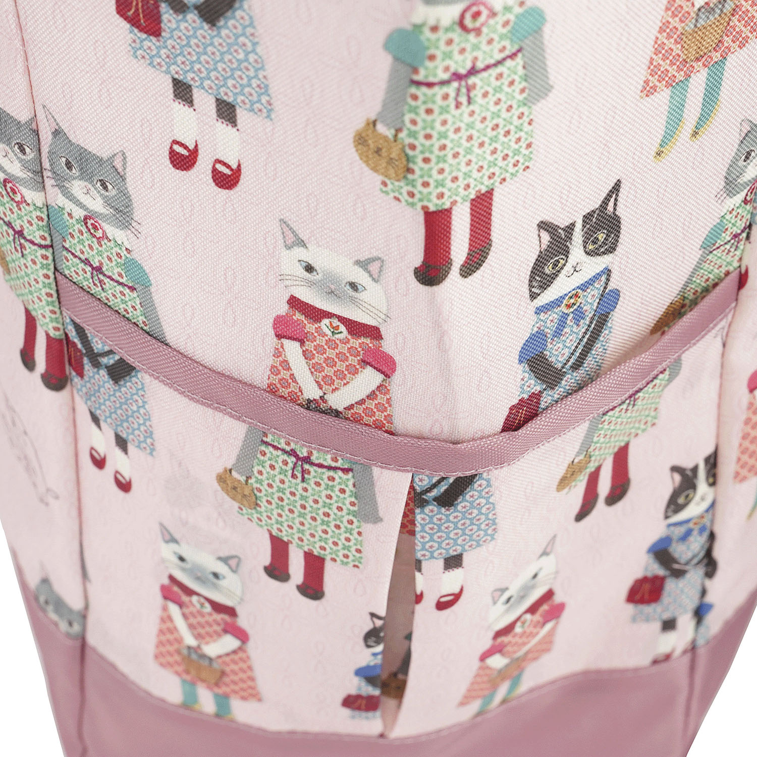 アルミ保冷保温 トートバッグ おめかしさん柄 - 画像8