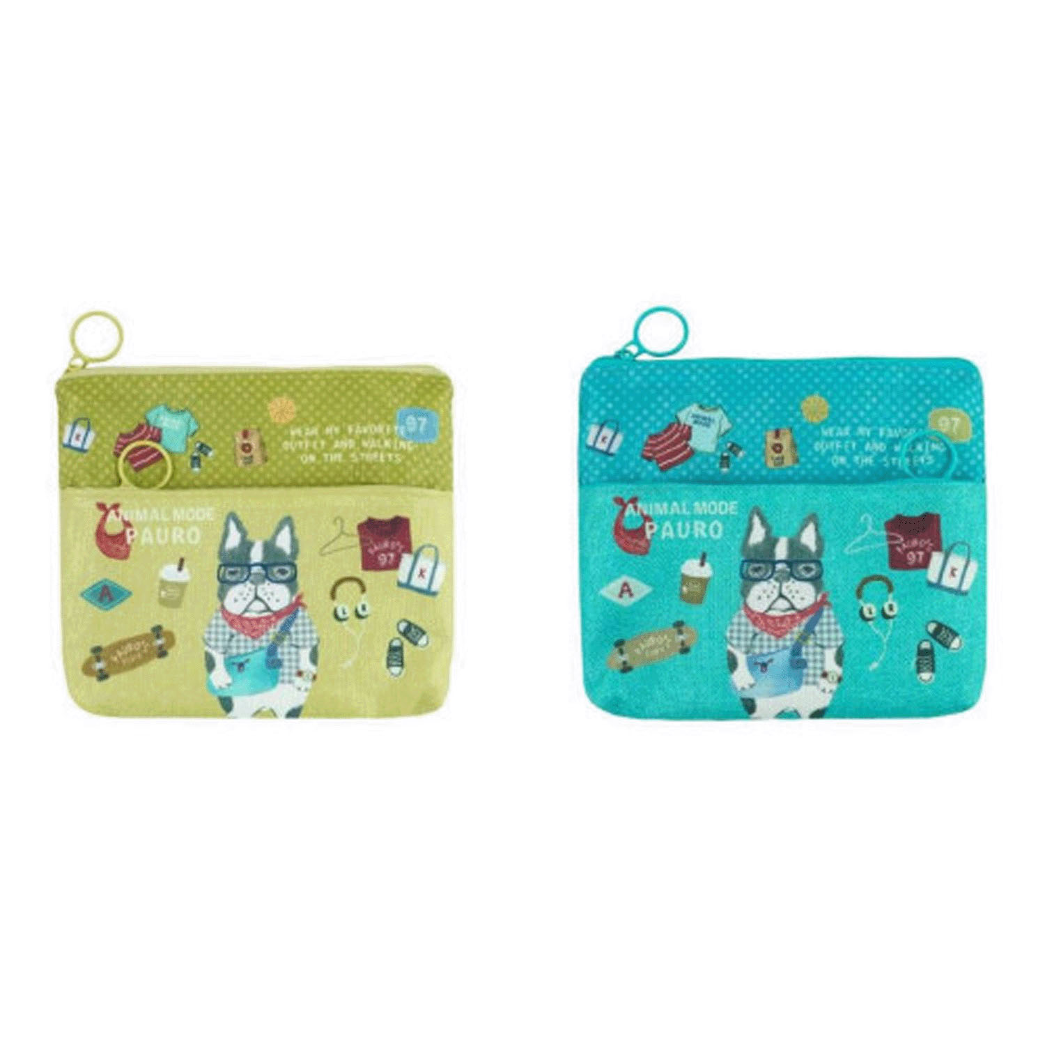 2段ポーチ パウロ柄