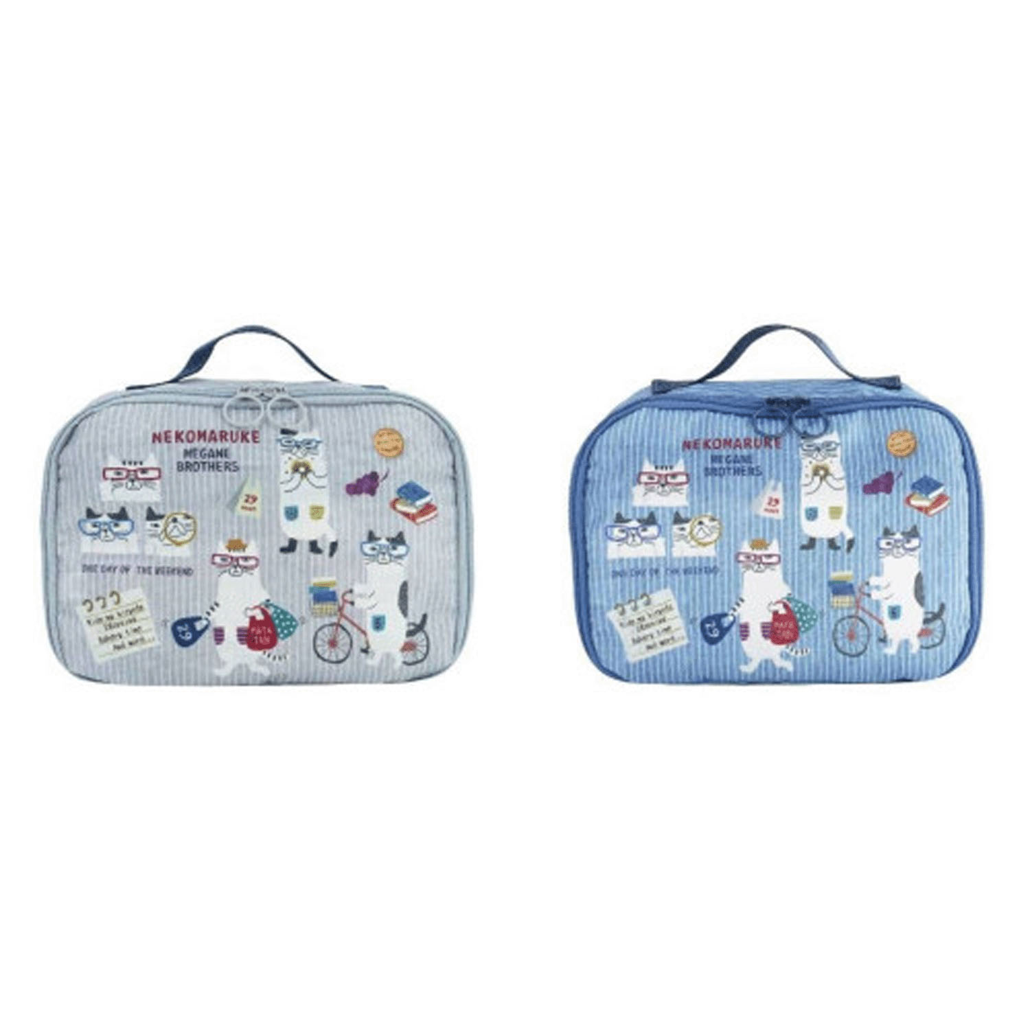 アメニティポーチ ネコまるけ柄 - 画像1