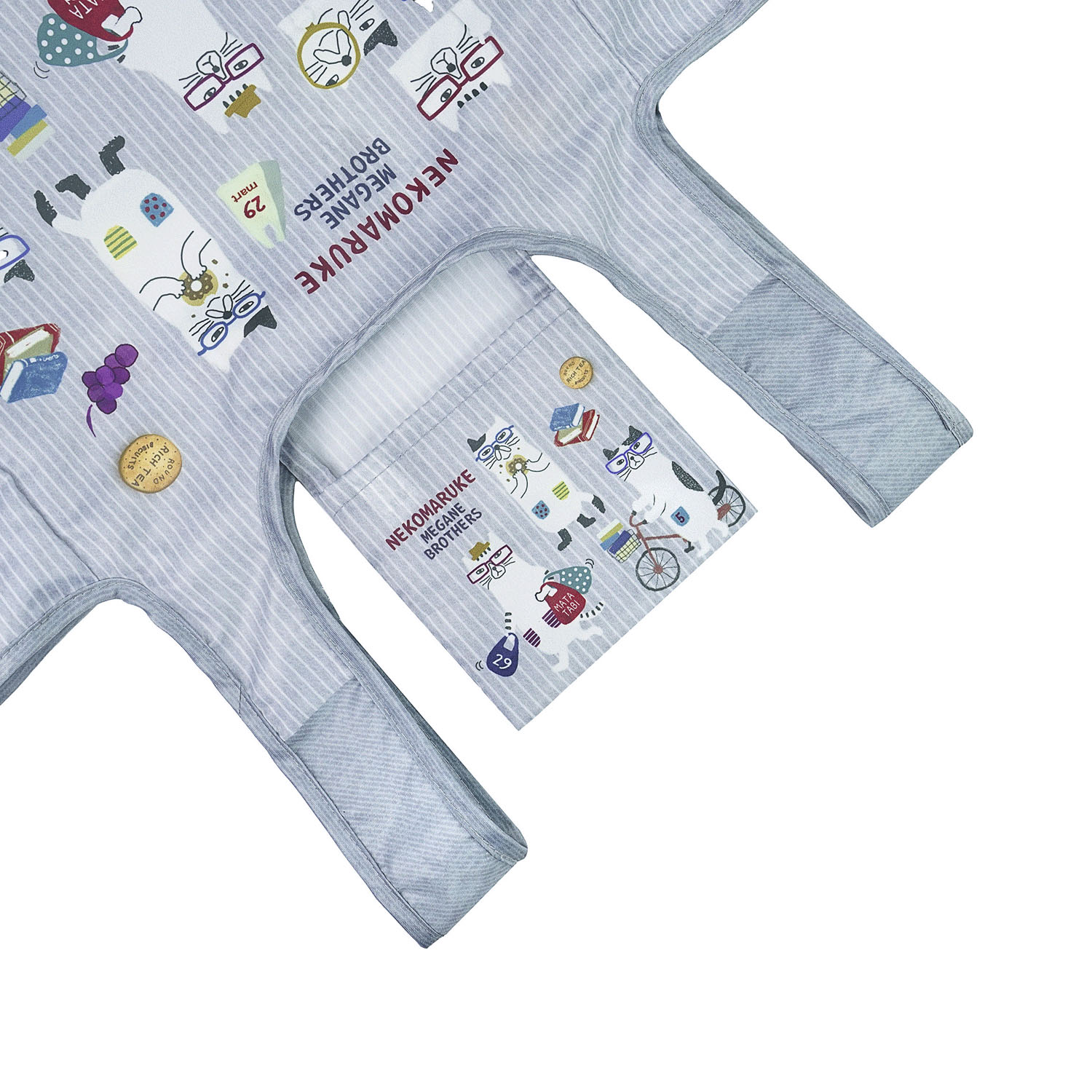 コンビニエコバッグ  ネコまるけ柄 - 画像6