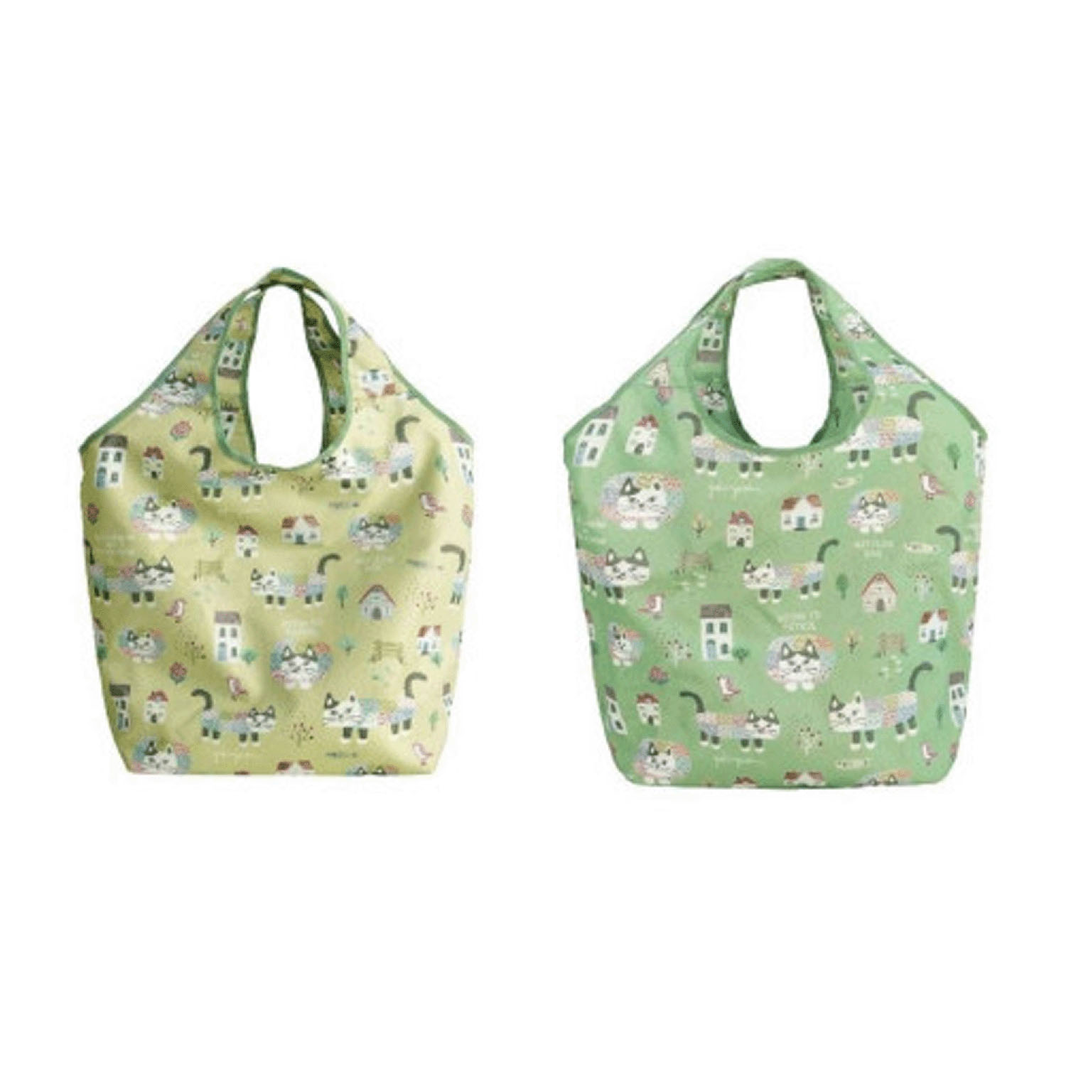 シルバー保冷保温 折り畳みエコバッグ（Lサイズ） マチルダさん柄