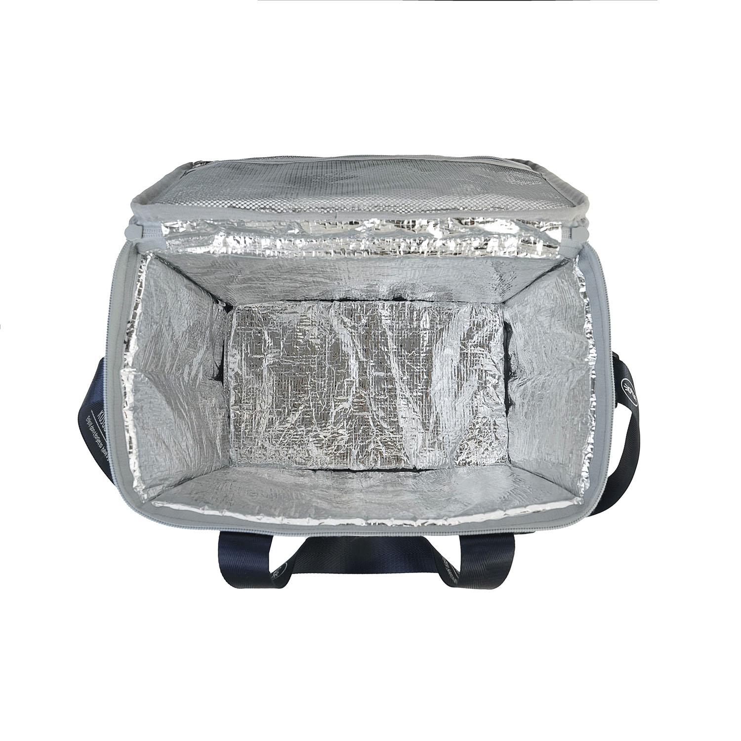 アルミ保冷保温 折り畳みクーラーバッグ ネコまるけ柄 - 画像4