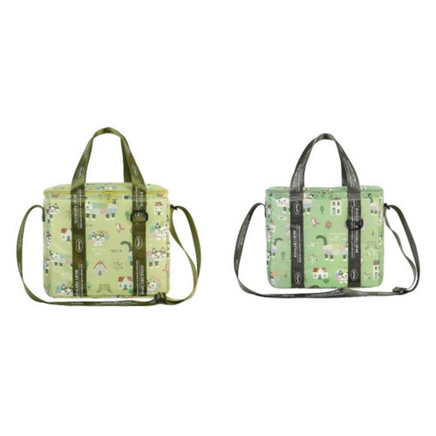 アルミ保冷保温 折り畳みクーラーバッグ マチルダさん柄