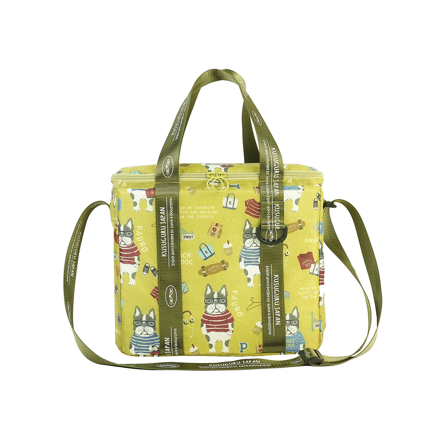 アルミ保冷保温 折り畳みクーラーバッグ パウロ柄 - 画像2