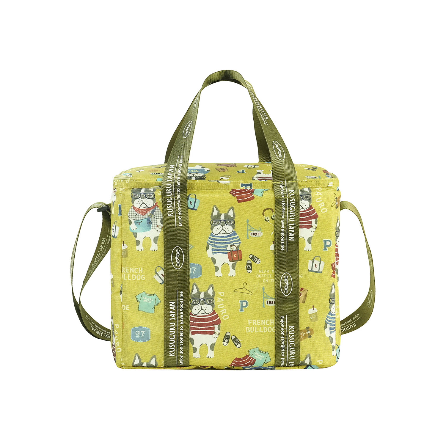 アルミ保冷保温 折り畳みクーラーバッグ パウロ柄 - 画像4