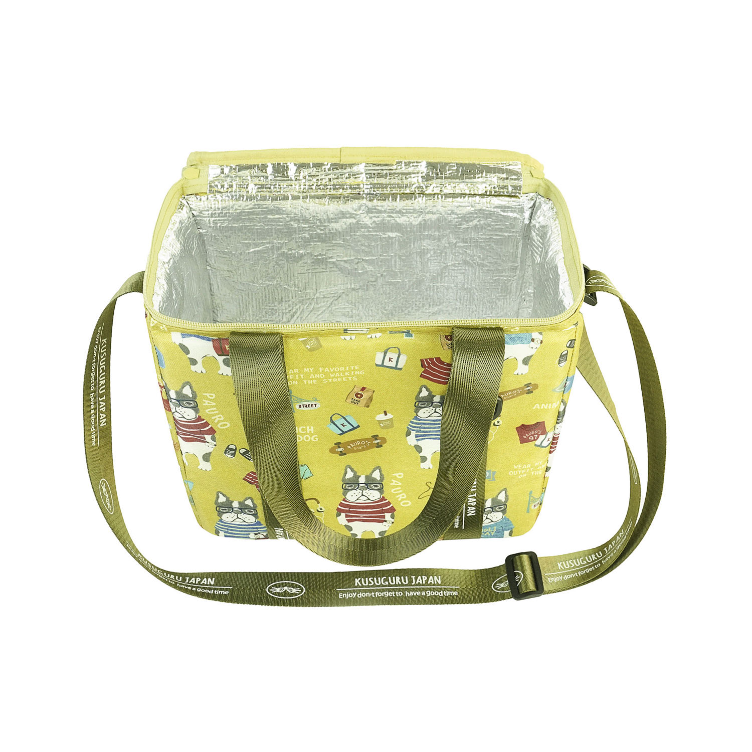 アルミ保冷保温 折り畳みクーラーバッグ パウロ柄 - 画像6