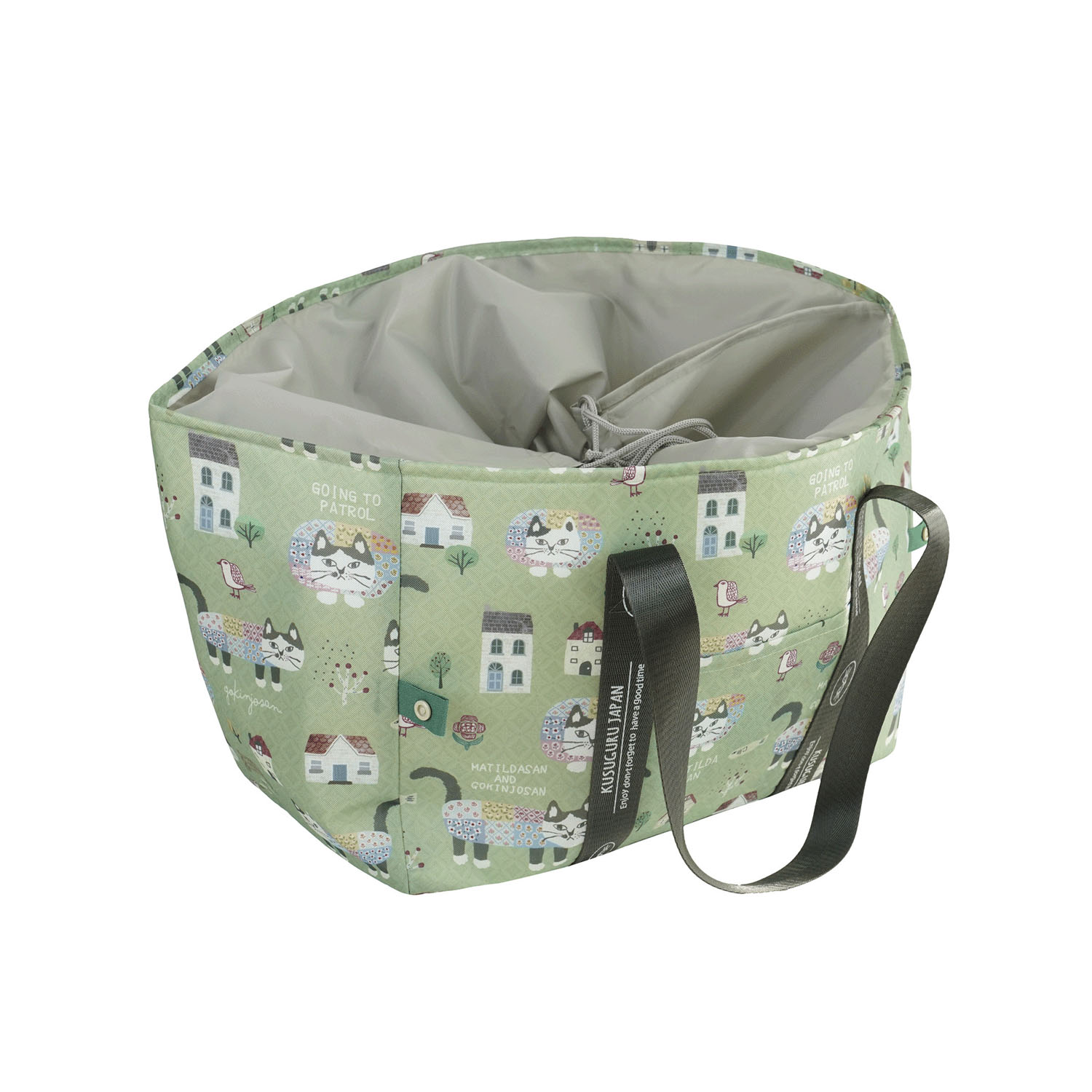 アルミ保冷保温 お買い物バッグ マチルダさん柄 - 画像13