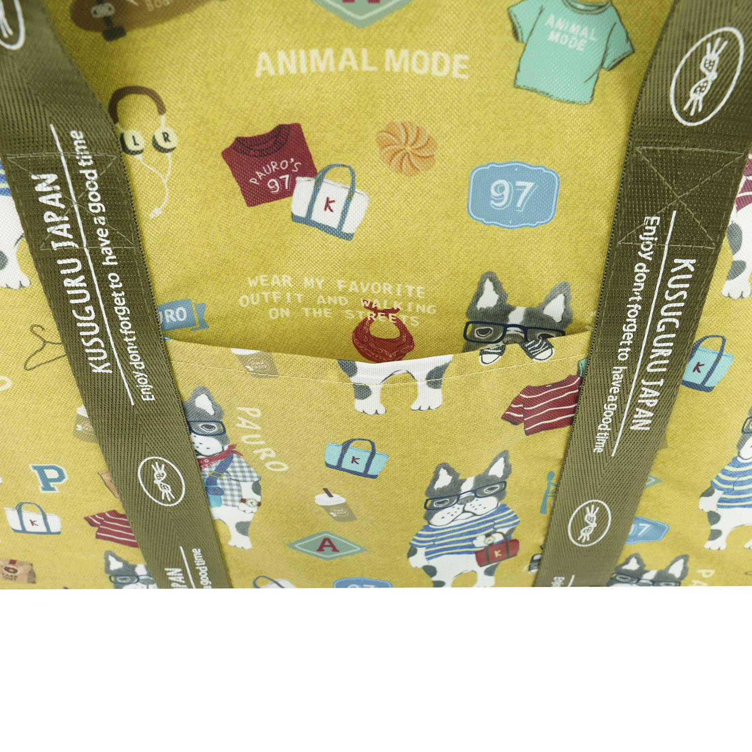 アルミ保冷保温 お買い物バッグ パウロ柄 - 画像4