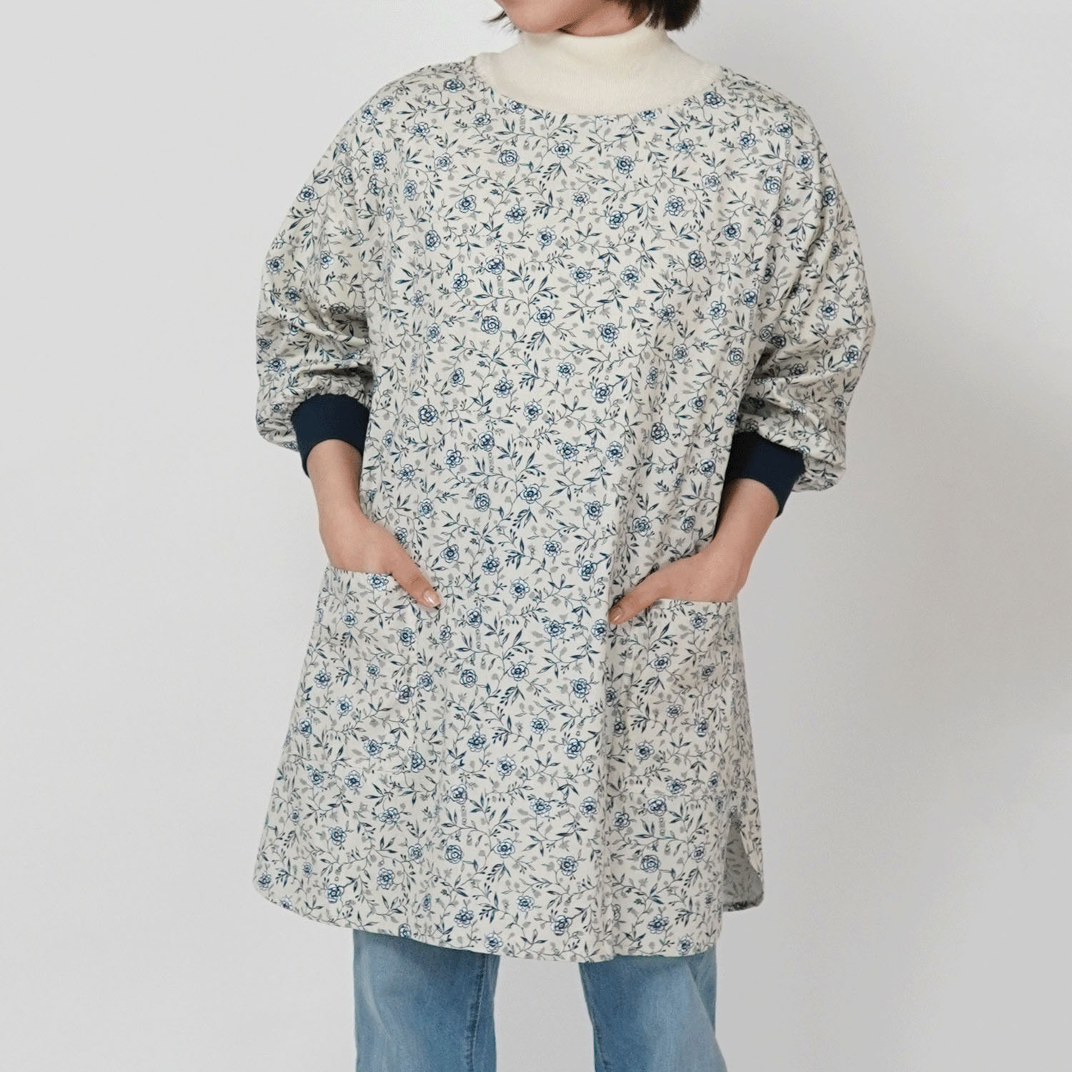 リーテンブローマ 花びらリブ袖かっぽう着 - 画像2