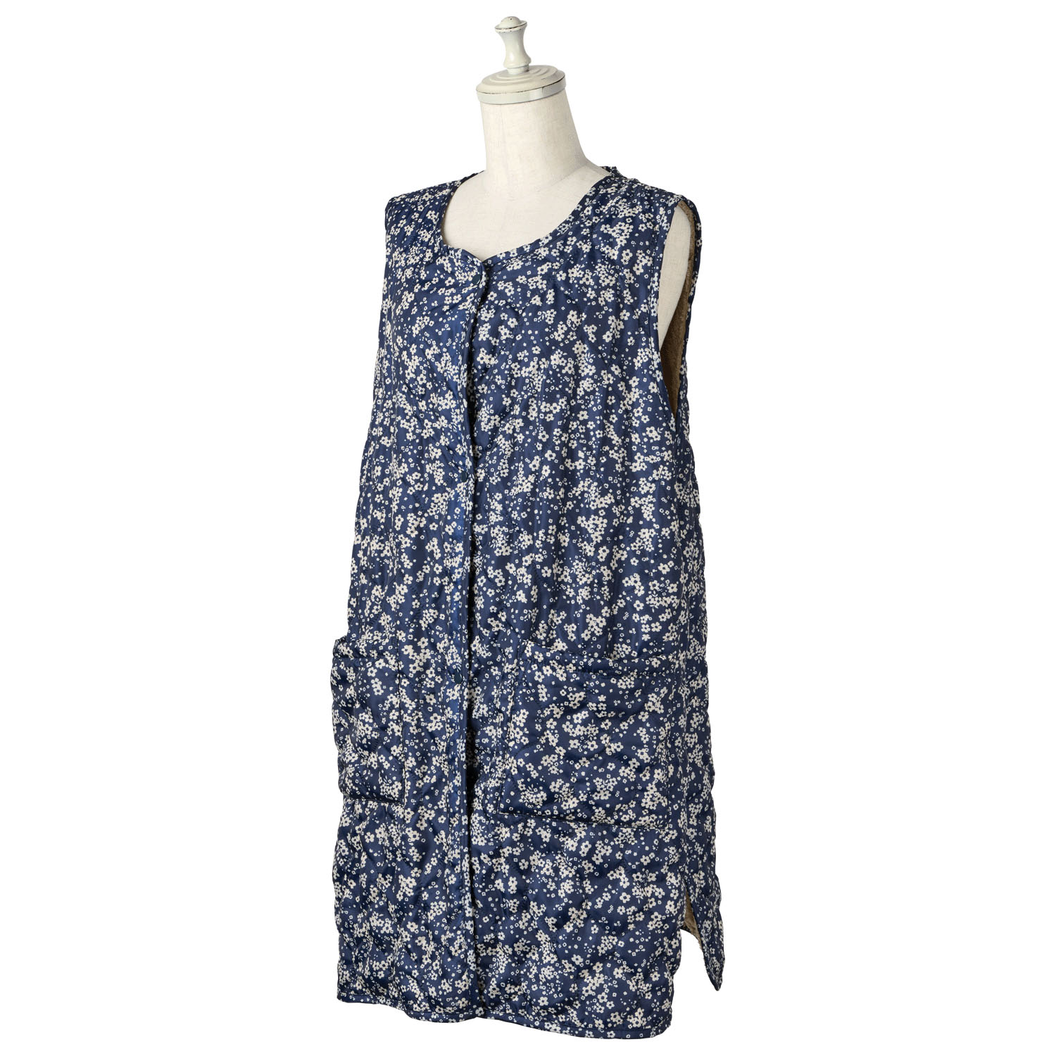 フローレット ボアキルトエプロン - 画像4