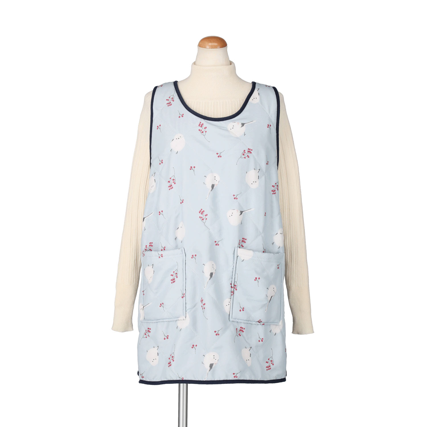 キルトタブリエ 赤い実 シマエナガ