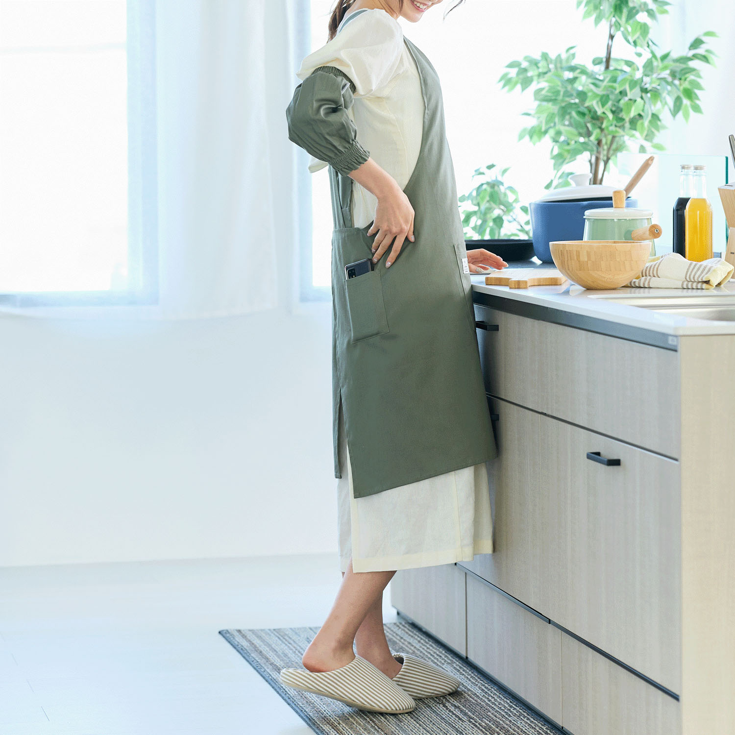 ルピナス エプロン【在庫限り】 - 画像2