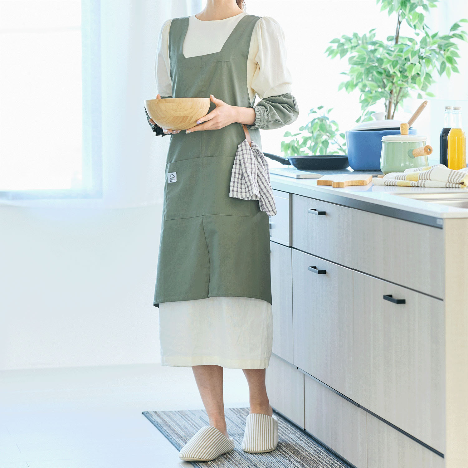 ルピナス エプロン【在庫限り】 - 画像1