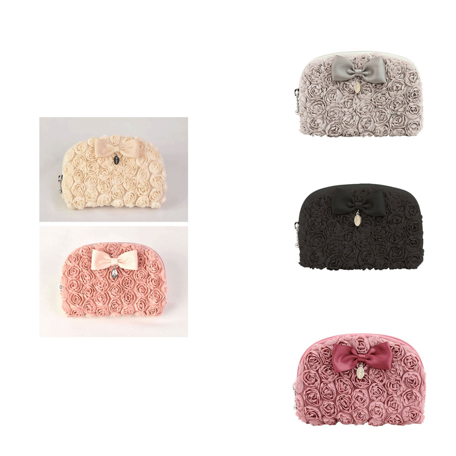 【34番再入荷！】ミニローズジュエリーポーチ