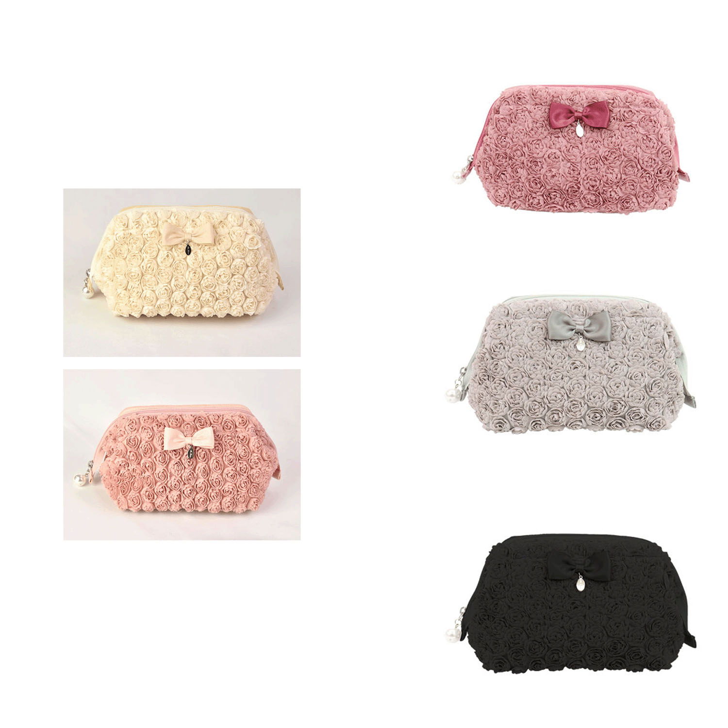 【34番再入荷！】ミニローズ口金ポーチ
