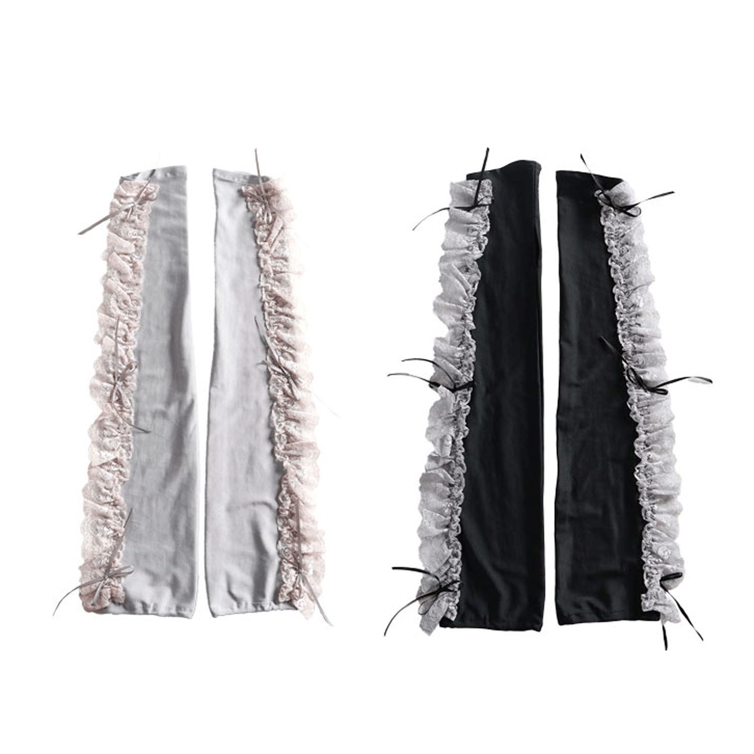 サイドフリル UVロング手袋