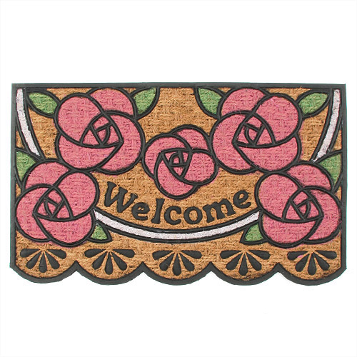 ローズウェルカムコイヤーマット75x45cm