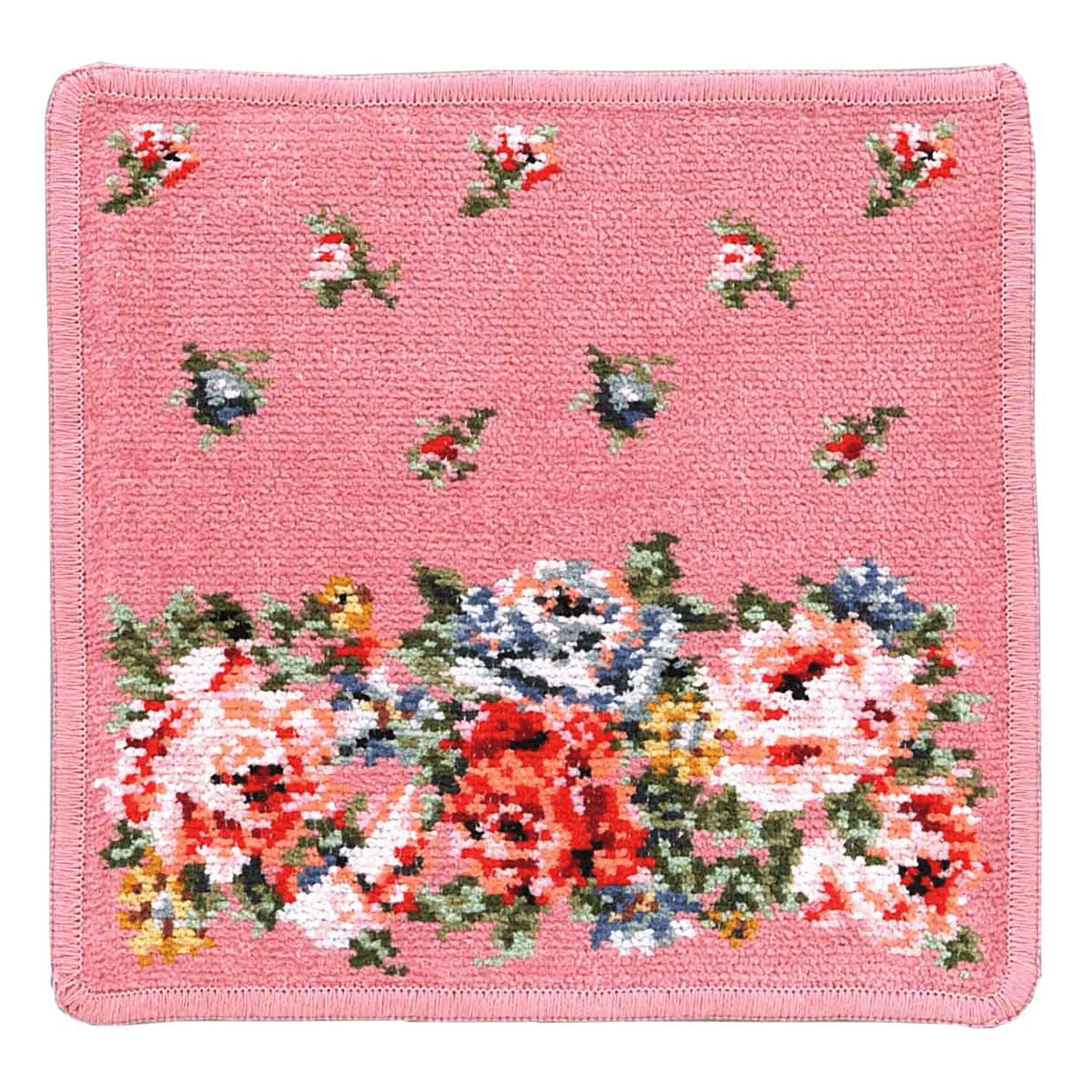 レイクアルスター ローズガーデン シュニール織ハンカチ - 画像3