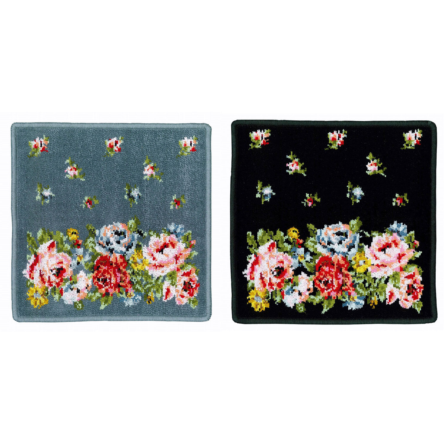 レイクアルスター ローズガーデン シュニール織ハンカチ25 - 画像1