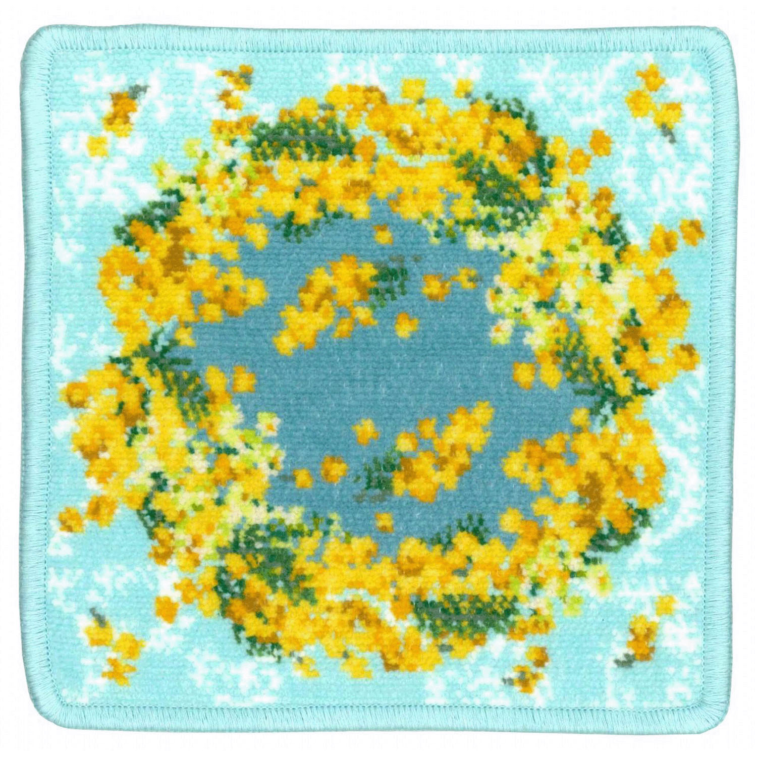 ミモザ ハンカチ20×20