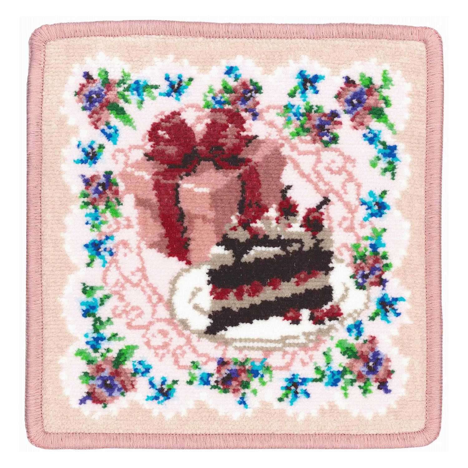 ブラックフォレストケーキ ハンカチ20×20