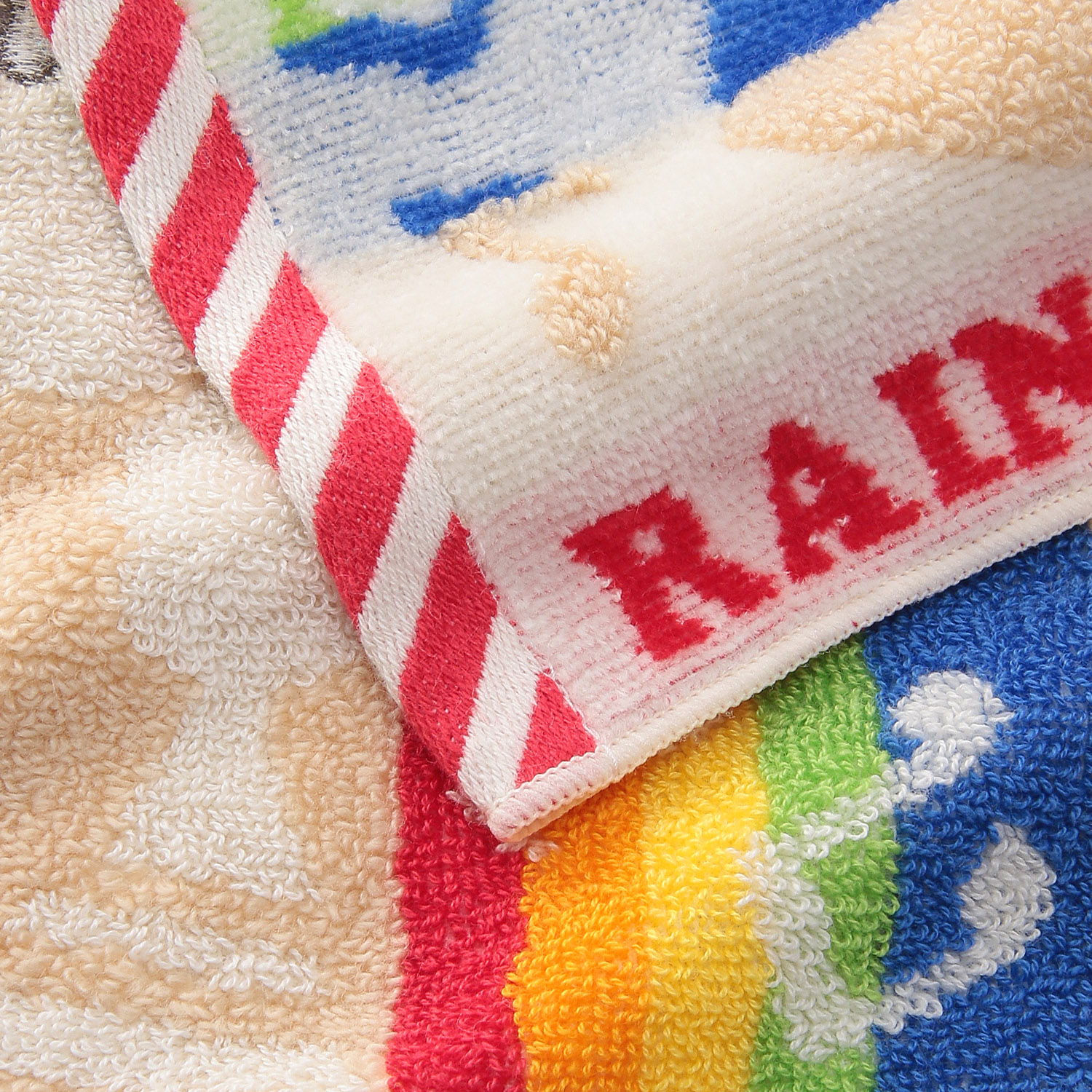 【新柄】レインボーベア パレード ハンカチ - 画像4