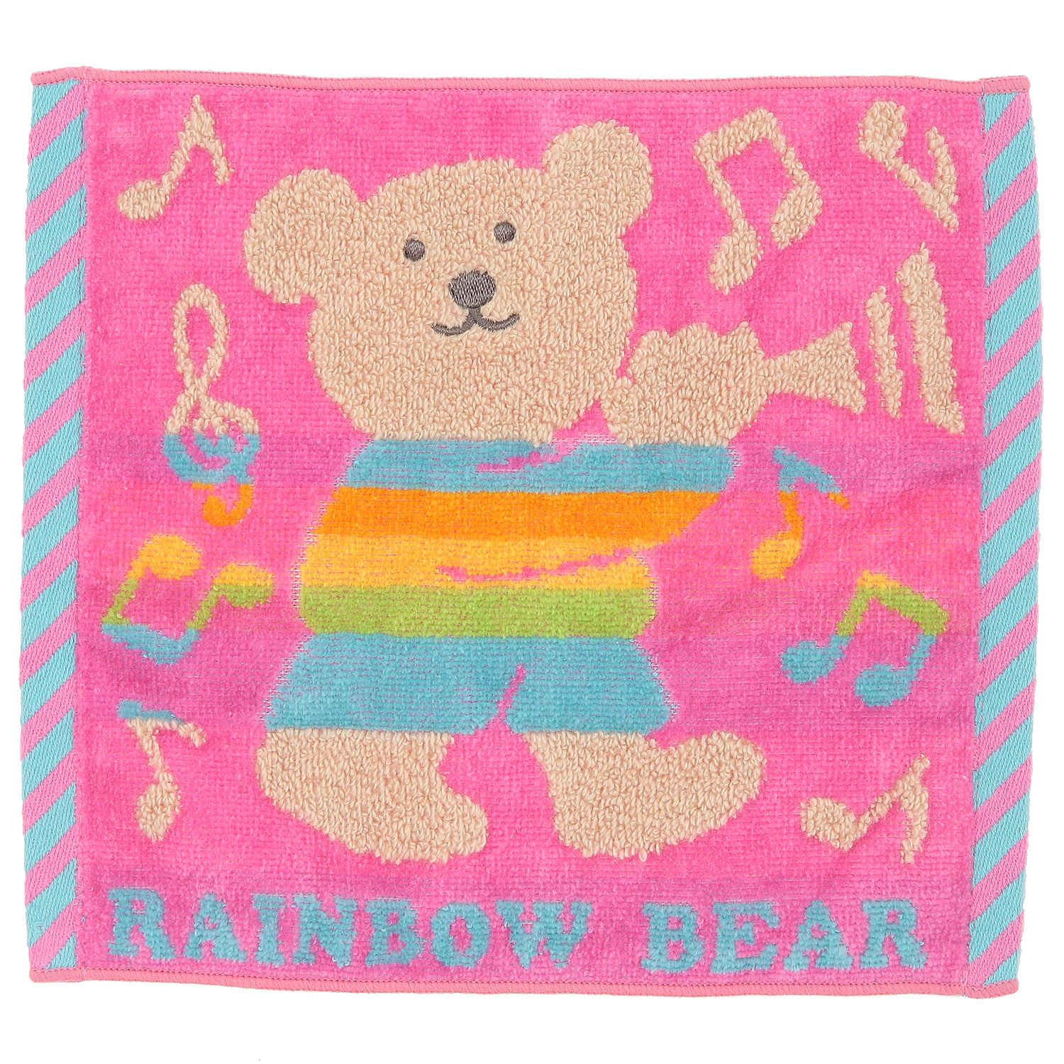 【新柄】レインボーベア パレード ハンカチ - 画像5