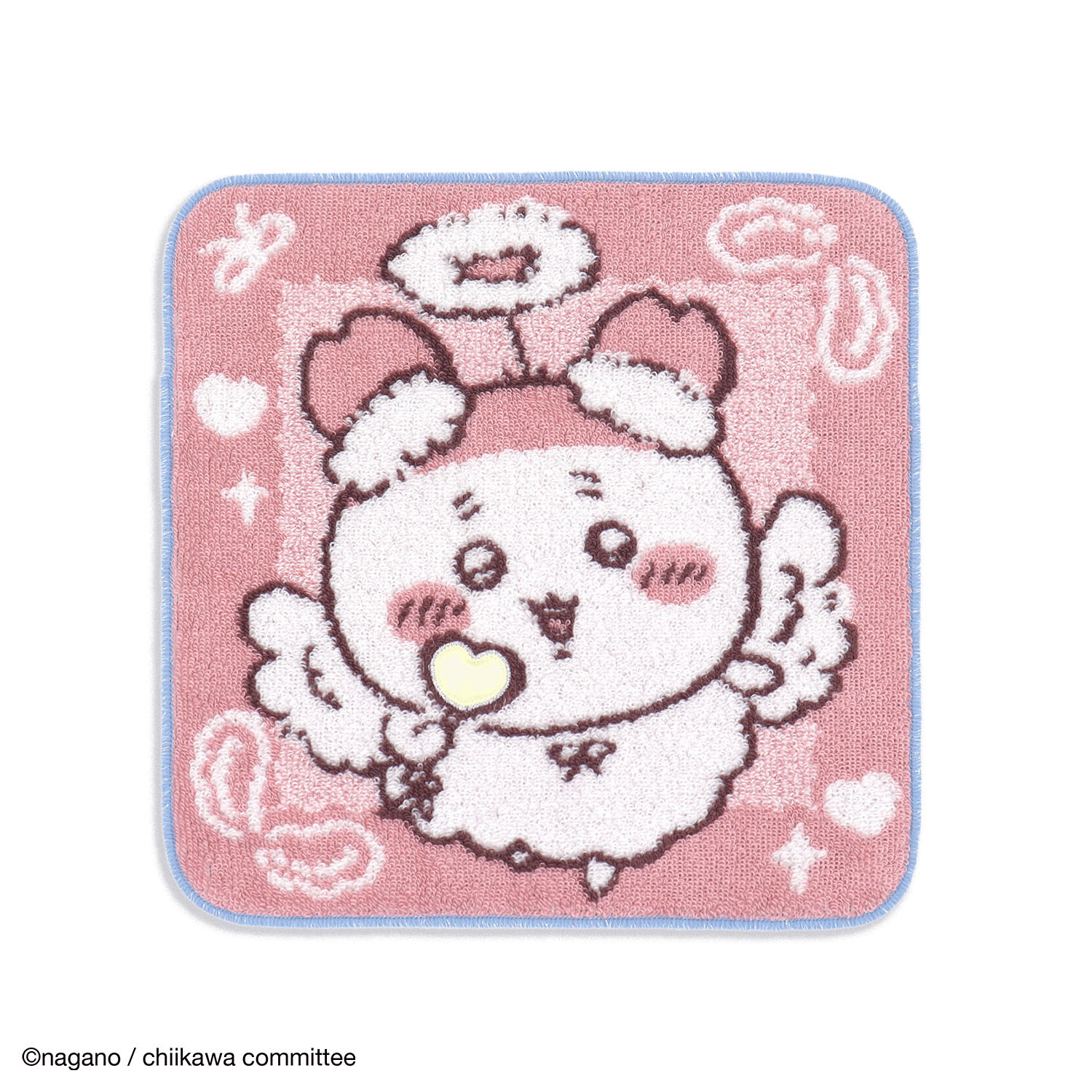 『ちいかわ』 エンジェル タオルハンカチ ピンク