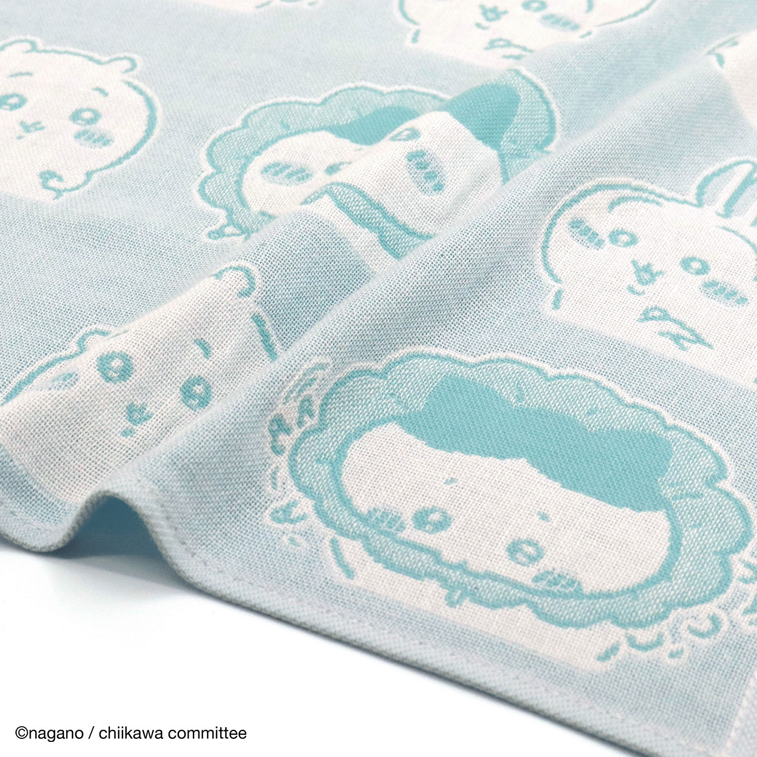 ちいかわ ウォッシュタオル 汁はねガード ブルー - 画像3